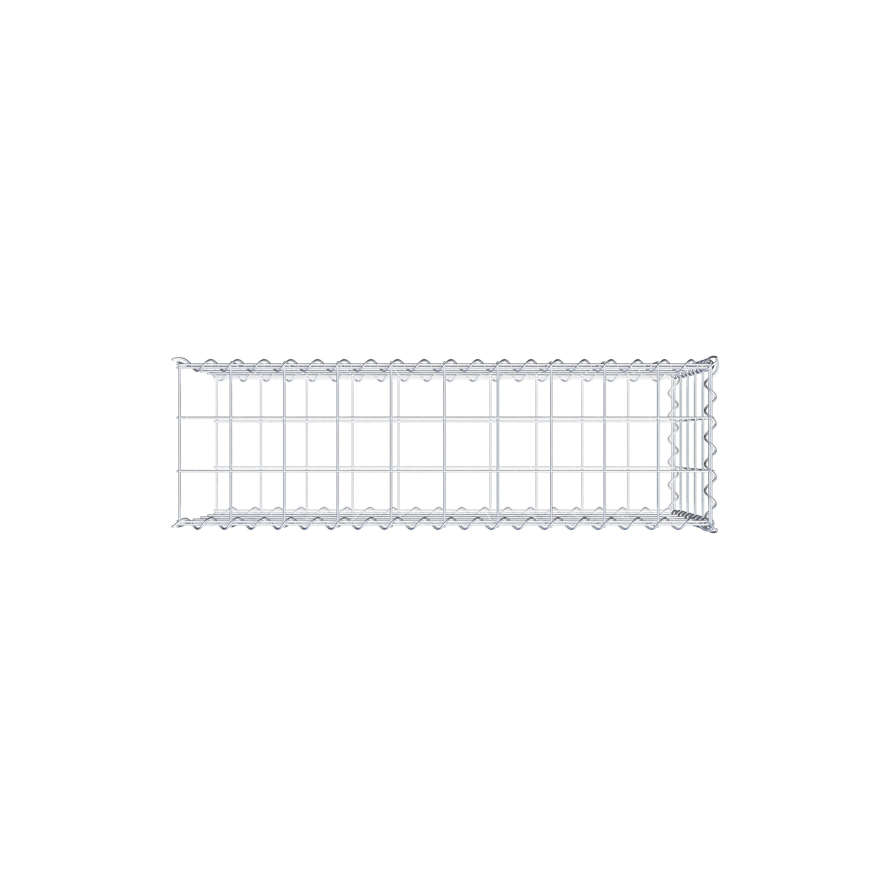Thumbnail - Gabiona Gabionenzaun Anbaugabione Typ 2 100 cm x 50 cm x 30 cm (L x H x T), Maschenweite, (Anbaugabione Typ 2 100 cm x 5...