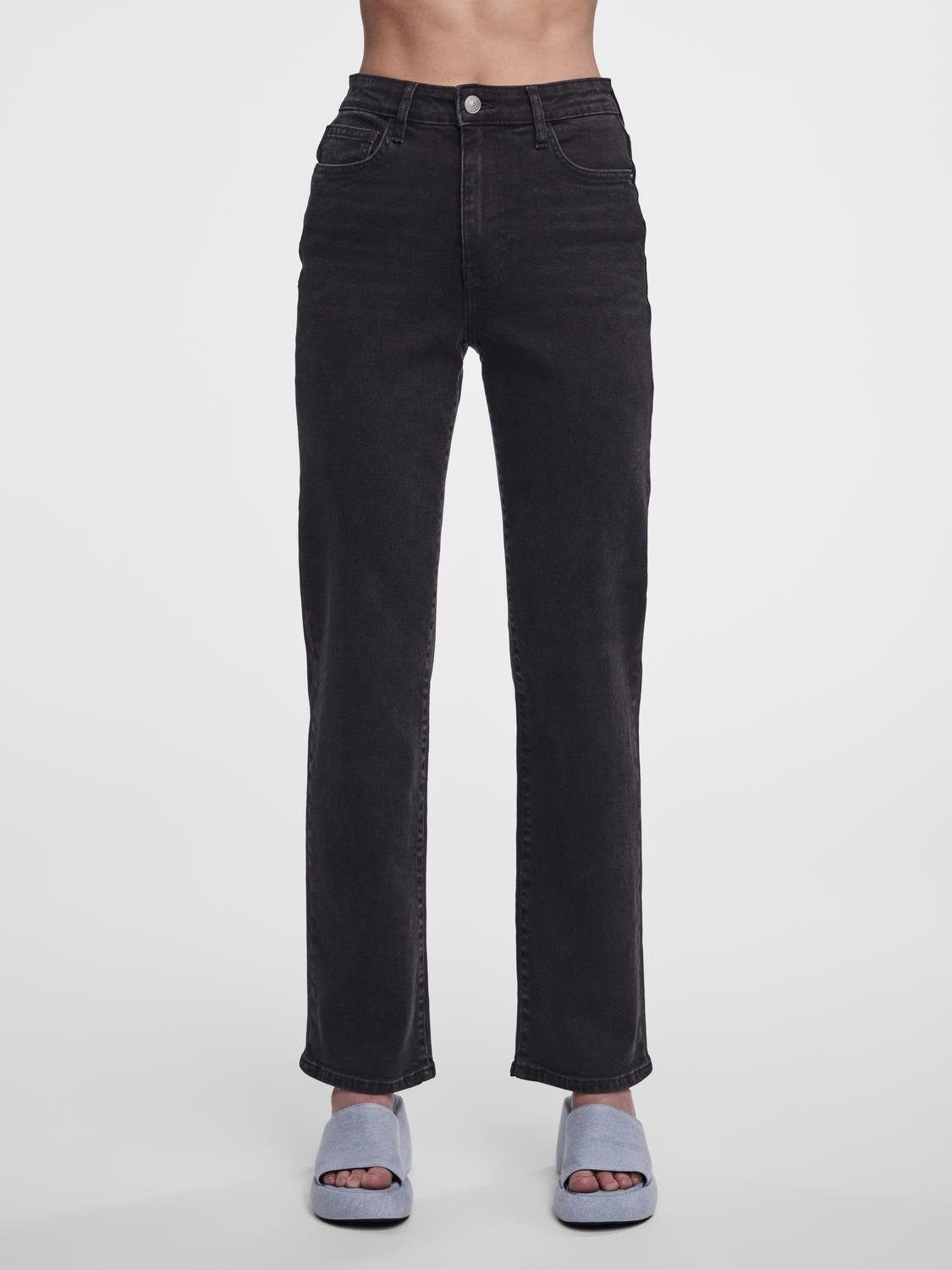 pieces Straight-Jeans PCKELLY HW STRAIGHT JEANS BL102 NOOS BC