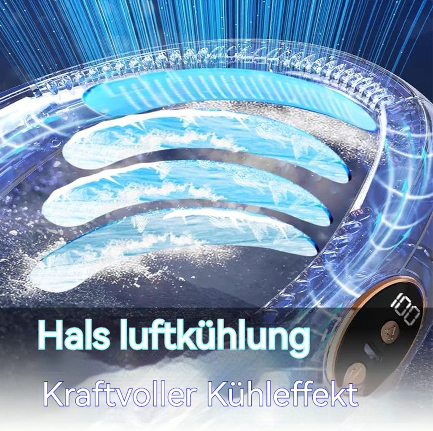 BlingBin Mini USB-Ventilator Hals ventilator, Tragbarer günstig online kaufen