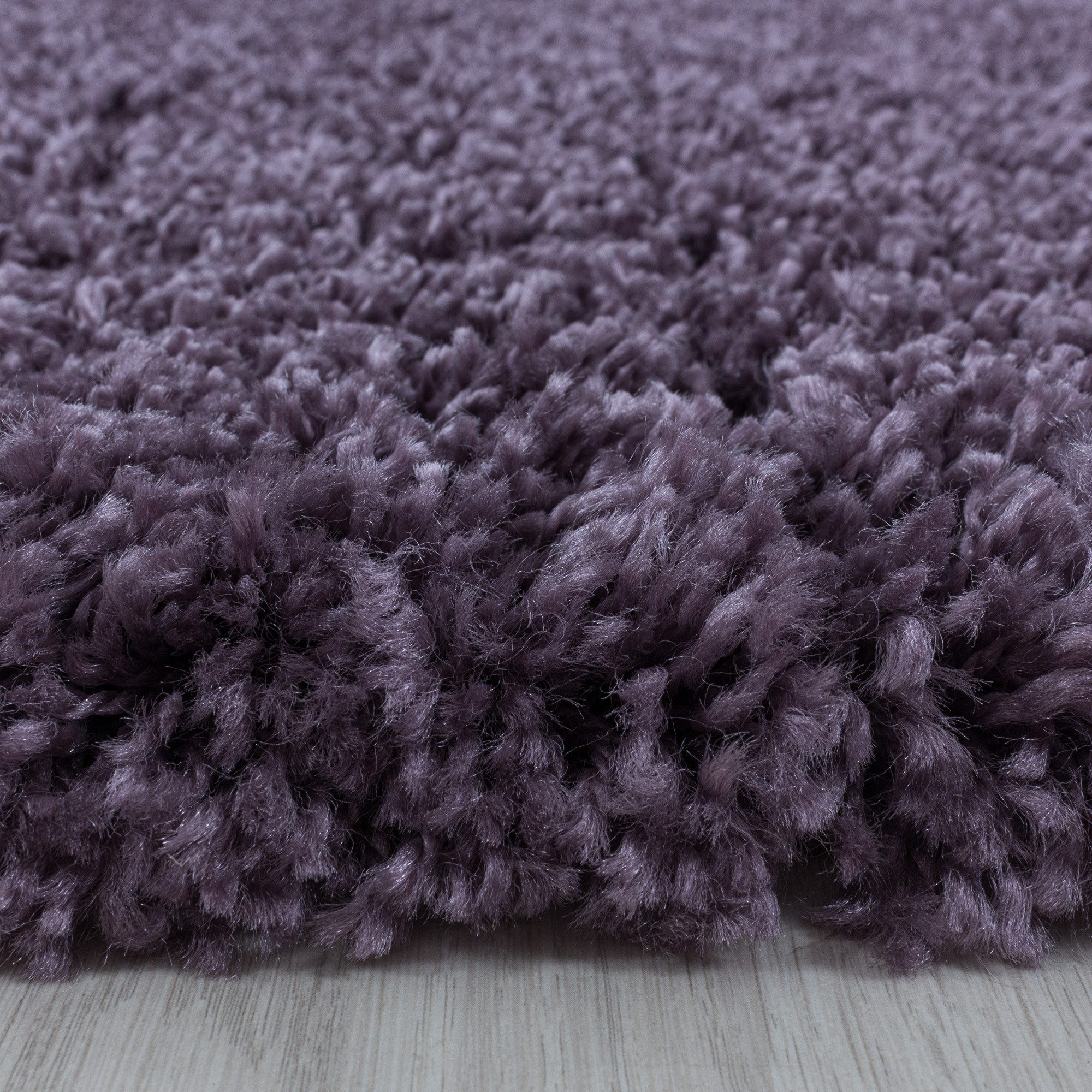 Carpettex Hochflor-Teppich Unicolor - Einfarbig, Rund, Höhe: 30 mm, Einfarb günstig online kaufen