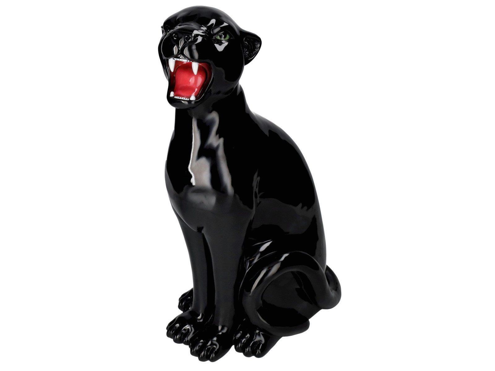 Giftcompany Dekofigur Wildcat Leopard M schwarz 51cm