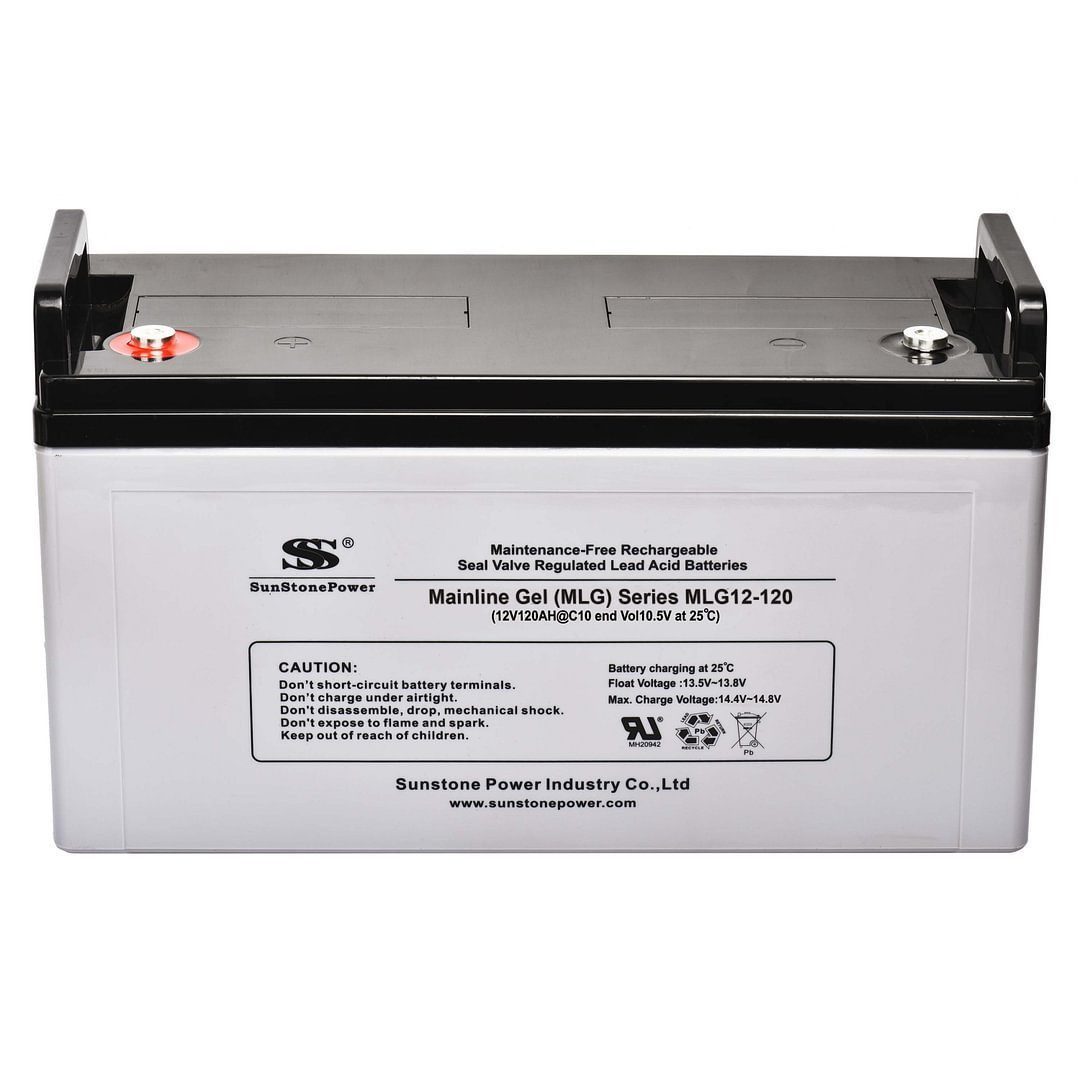 Sunstone Power 12V 120AH Gel Solar Speicher für Inselanlagen USV Notstrom, 0% MWST Bleiakkus, wiederaufladbar, wartungsfrei, zyklenfest