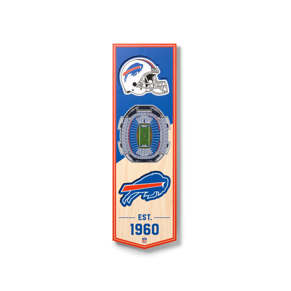 Buffalo Bills Buffalo Bills 3D Stadium Banner