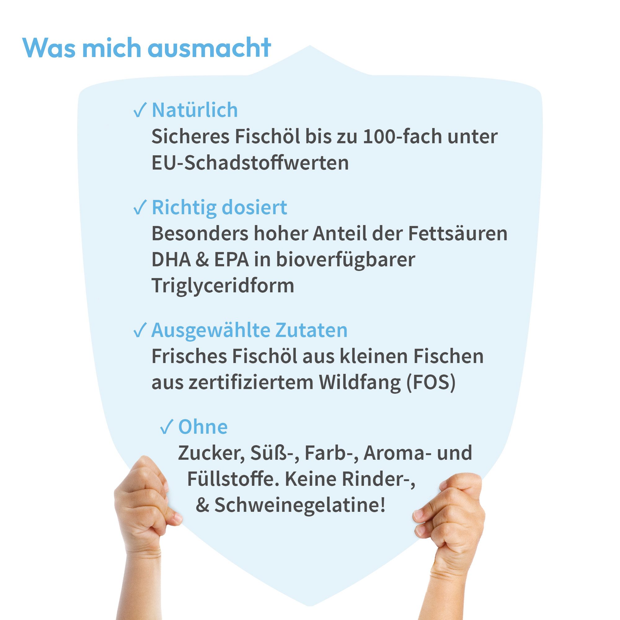 kindgesund Omega-3 für Kinder - WHITE OMEGA Kids Kapseln