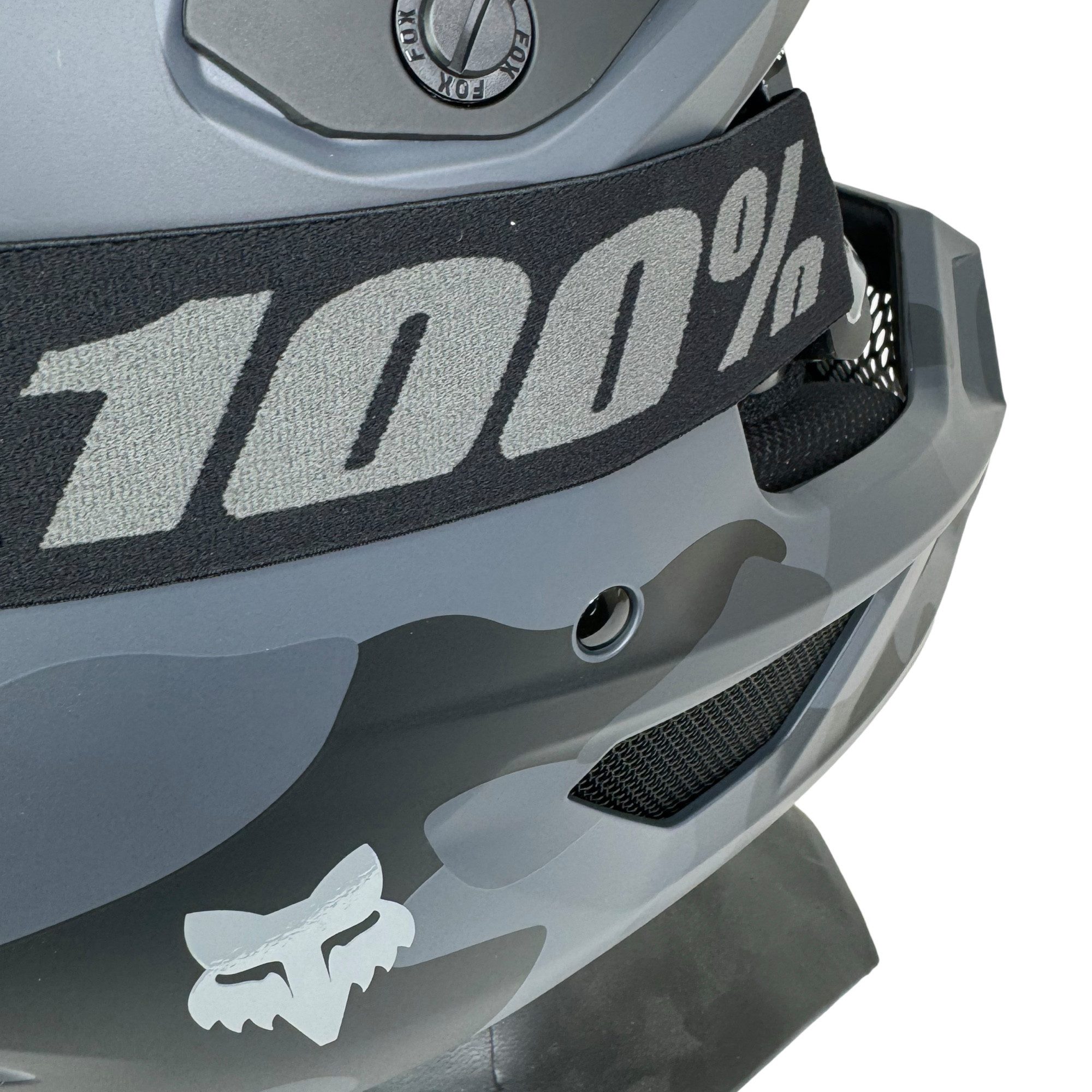 100% Motorradbrille 100% Strata V2 goggle Motocross MTB FR DH Fullfacehelm Schutz Brille – Bild 4 von 5