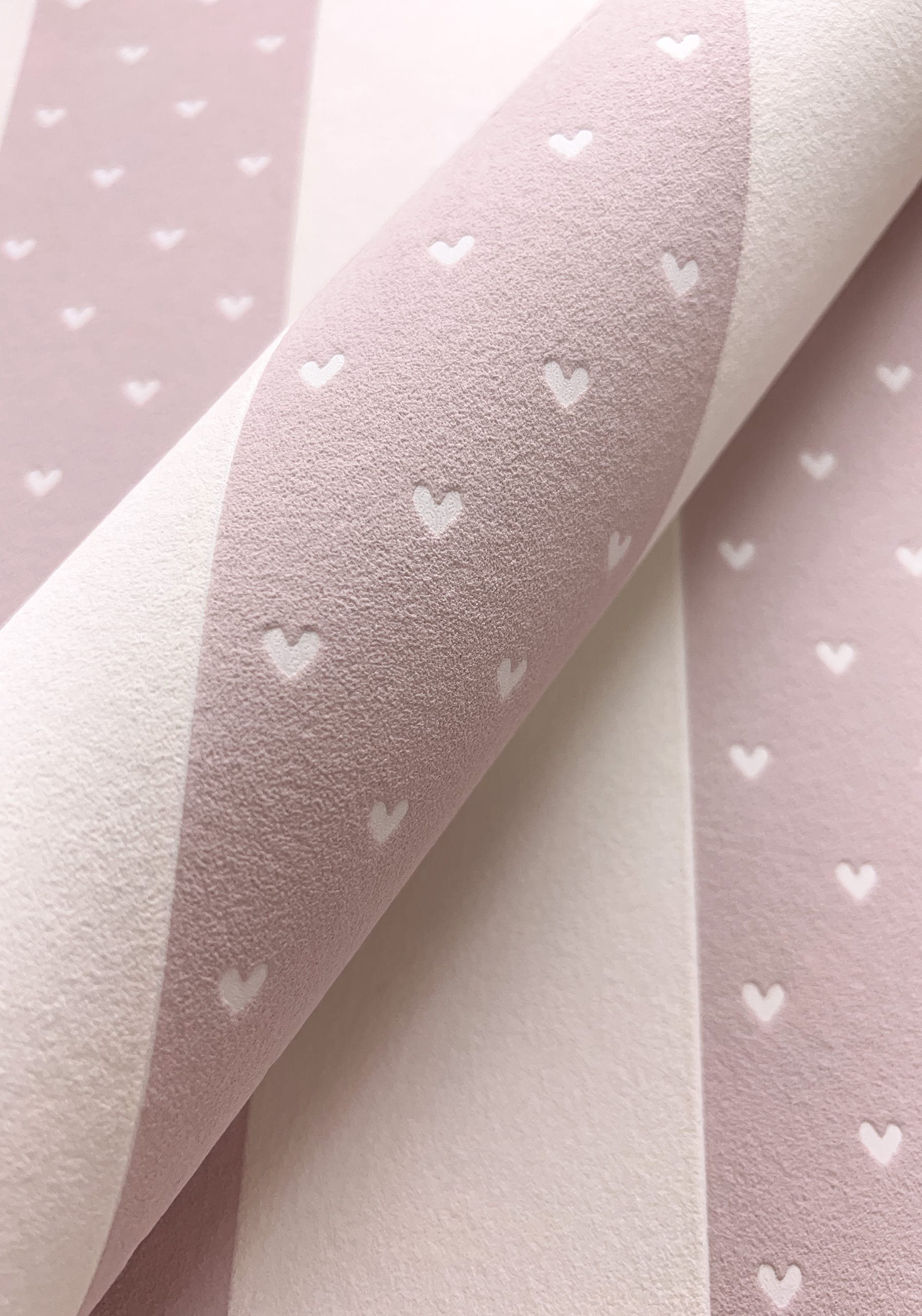 Newroom Vliestapete Fea Tapete Kindertapete Streifen,Linien,Herzen, Rose Ta günstig online kaufen