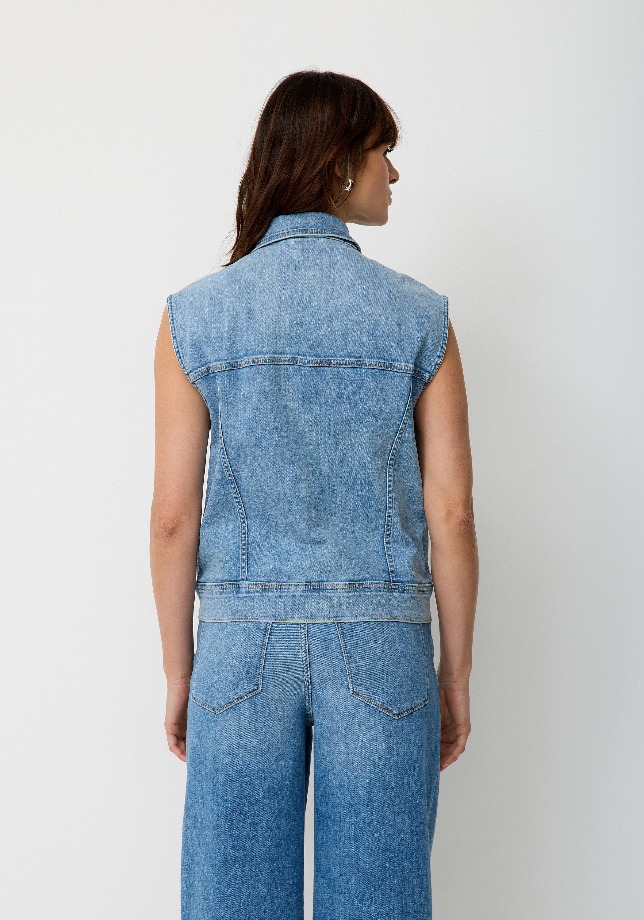 Paddock's Jeansweste Jeansweste mit Stretch Qualität