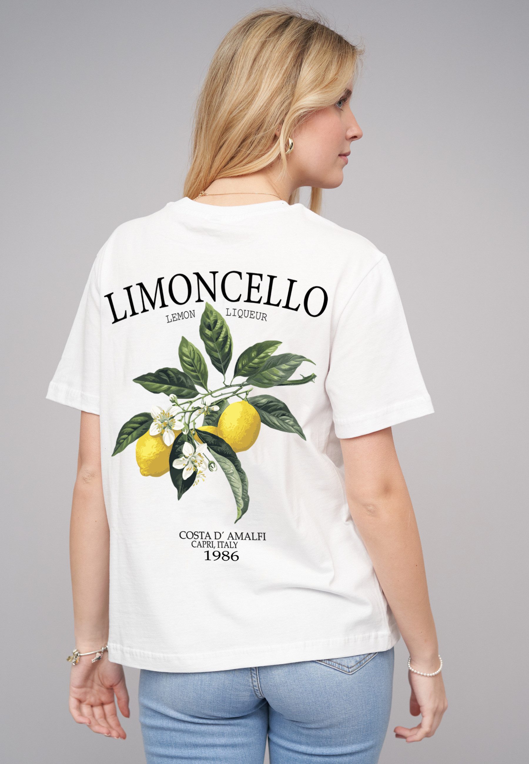 CLOUD 5IVE T-Shirt CLOUD 5IVE Ladies 77 Limoncello White Tee (1-tlg)