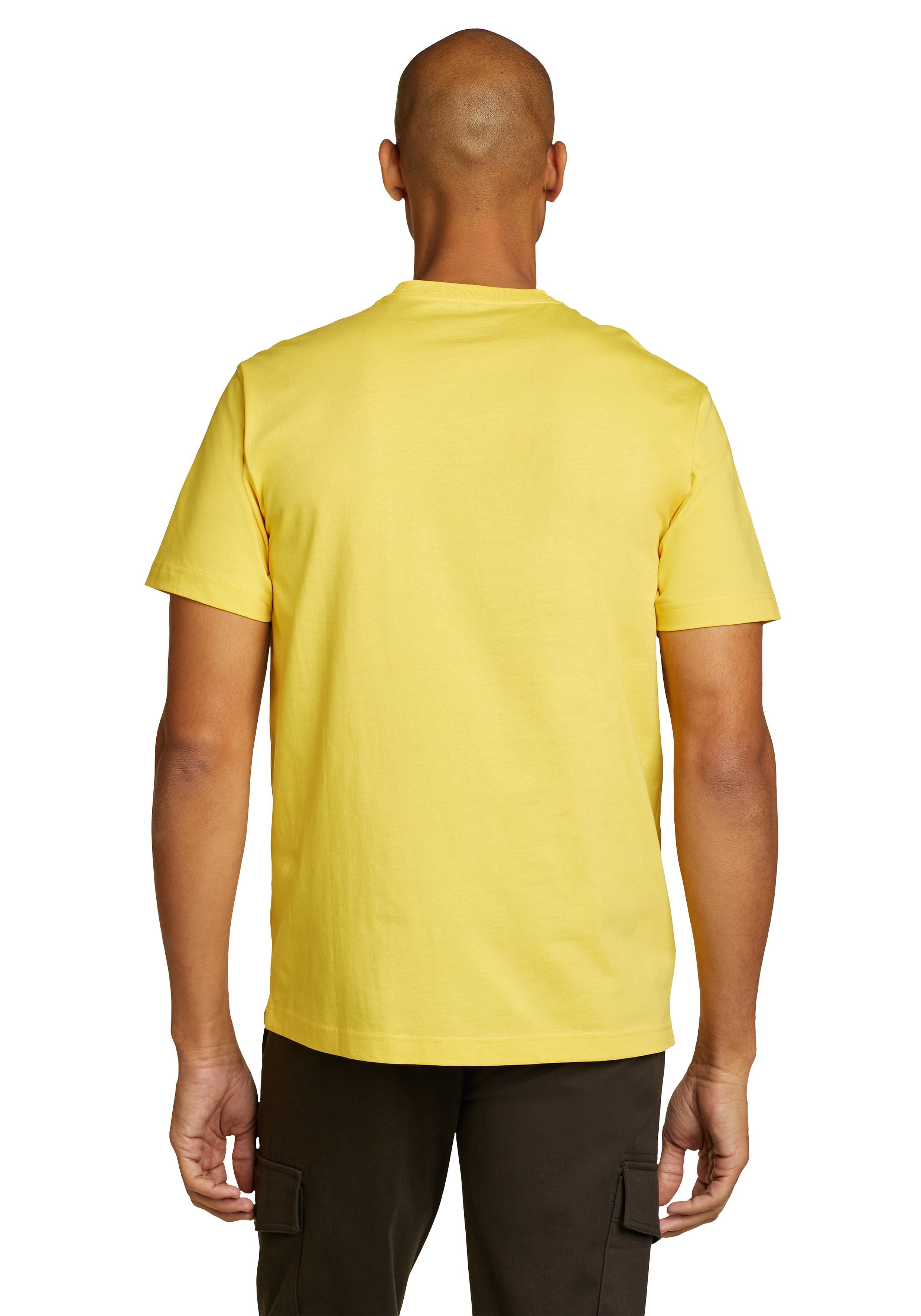 100% - Legend T-Shirt Bauer Shirt Eddie Wash Leuchtgelb Baumwolle Kurzarm Pro