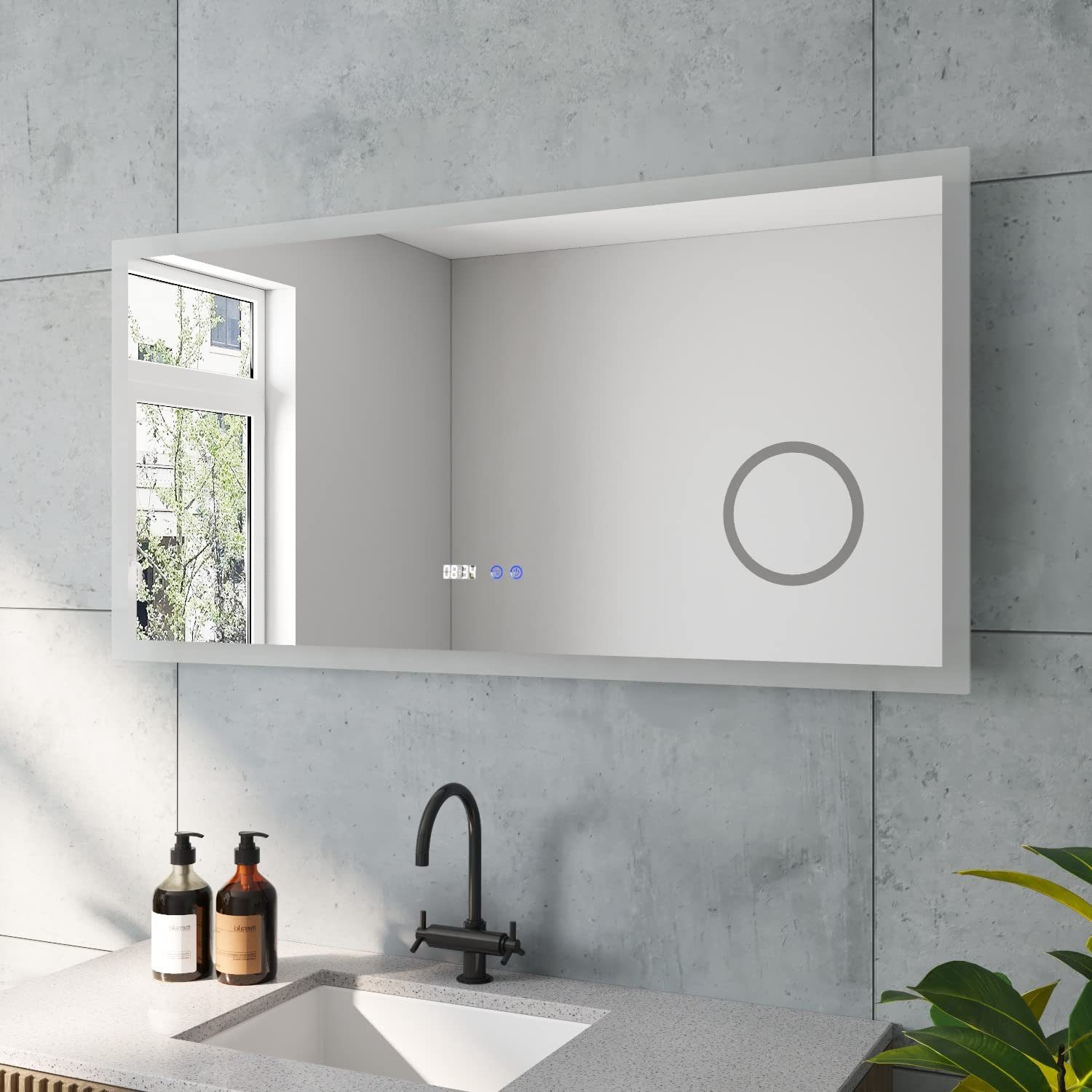 AQUABATOS LED-Lichtspiegel Led Spiegel mit Beleuchtung Badspiegel Badzimmer günstig online kaufen