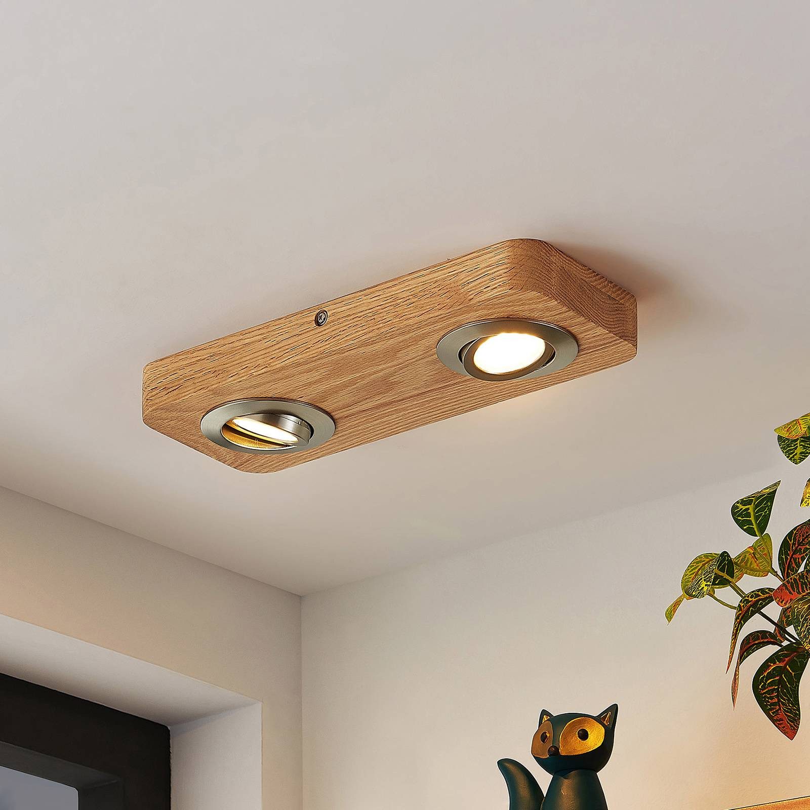 Lindby Deckenleuchten Mikari, LED-Leuchtmittel fest verbaut, günstig online kaufen
