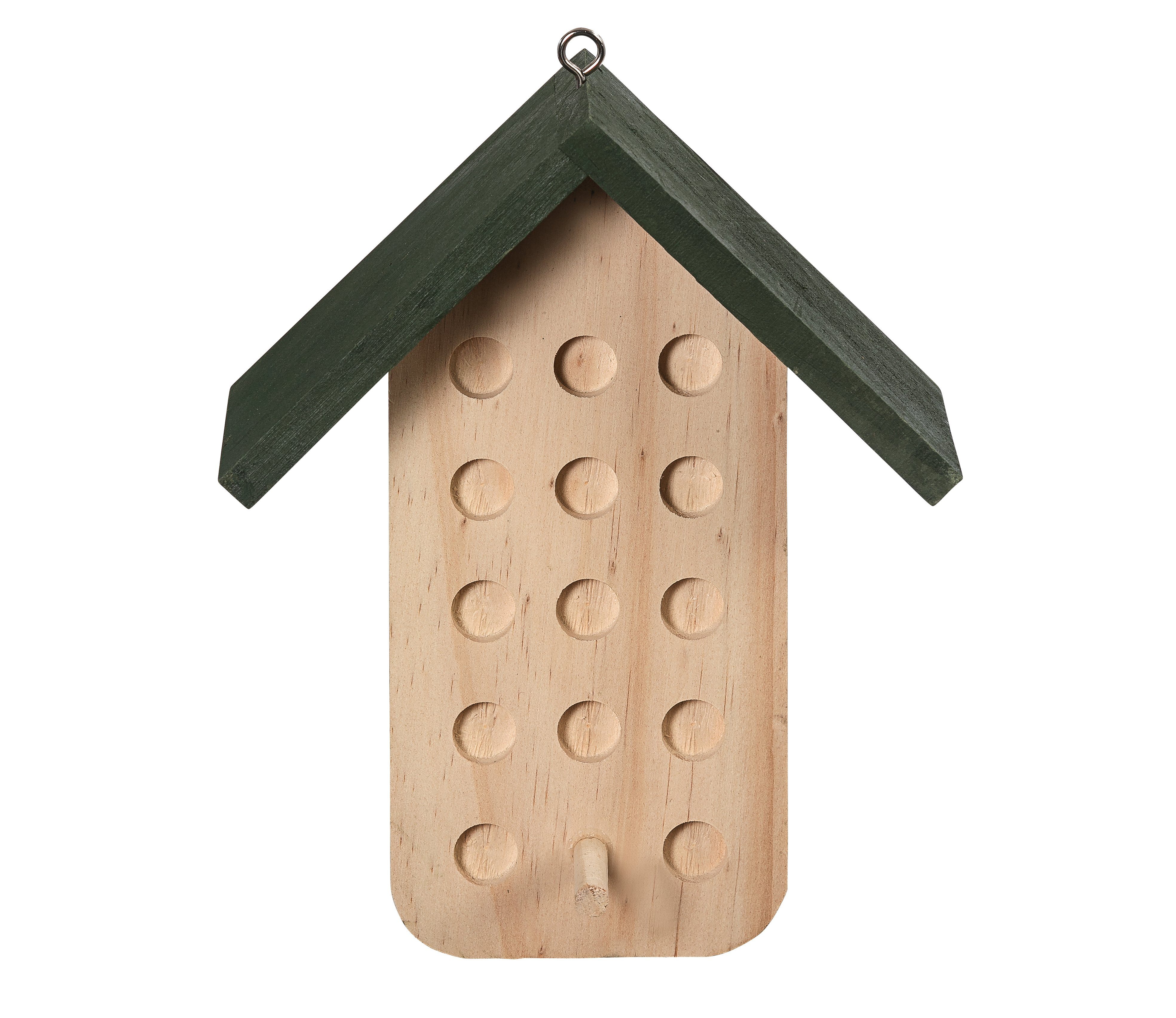 Dehner Vogelhaus für Wildvogel-Erdnussaufstrich, inkl.Streichmesser