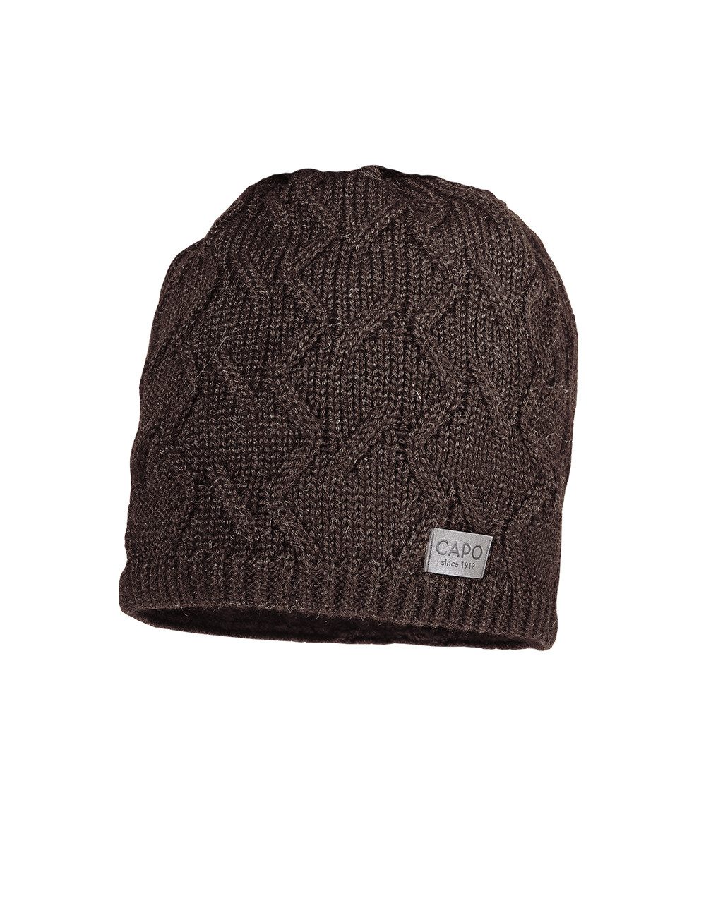 CAPO Strickmütze CAPO-BJELLE CAP without pompon (1-St)