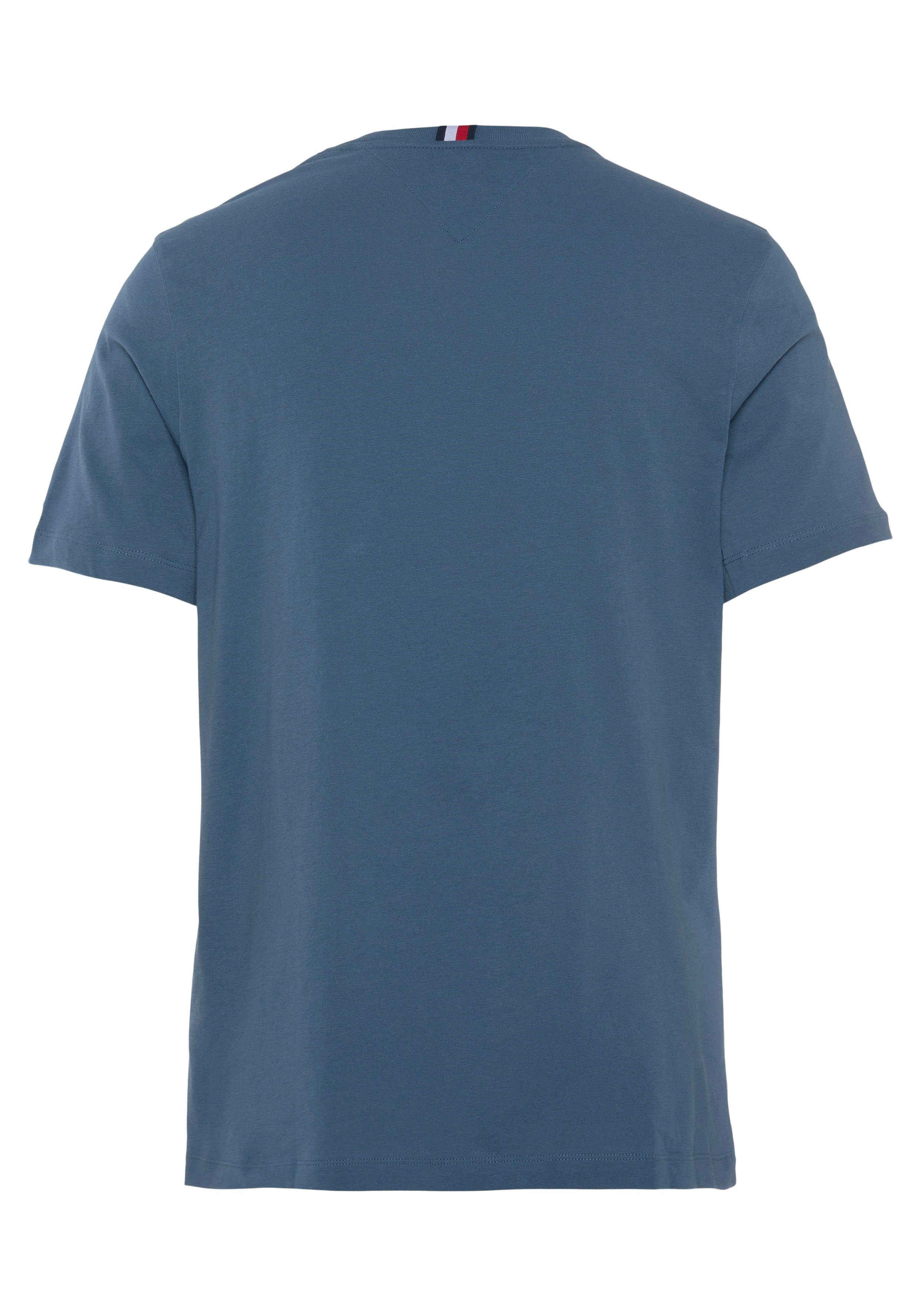 Tommy Hilfiger T-Shirt SHADOW HILFIGER TEE Blue REG Coast