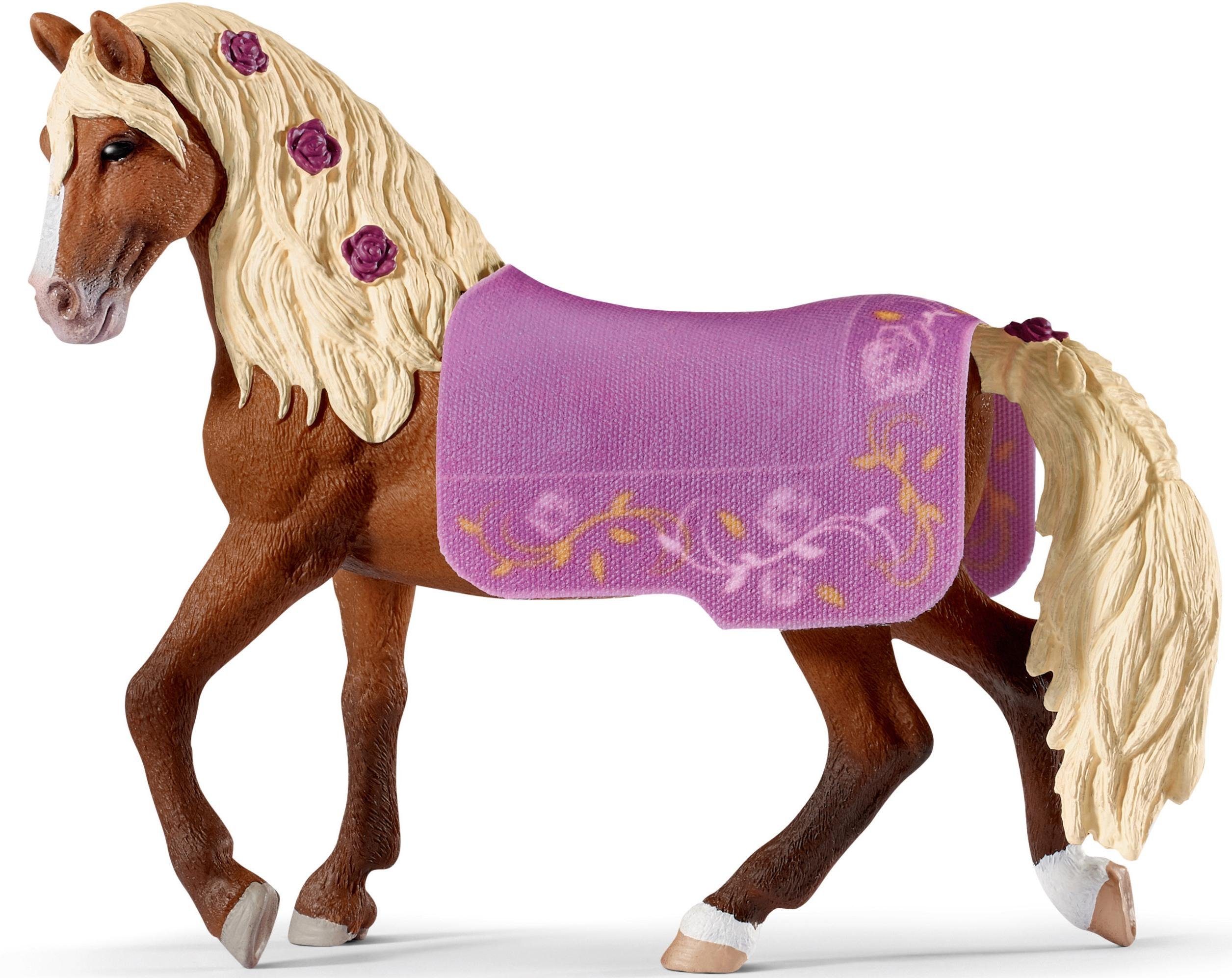 Schleich® Spielfigur HORSE mit Paso Fino CLUB, (42468), Pferdeshow Pferdedecke Hengst abnehmbarer
