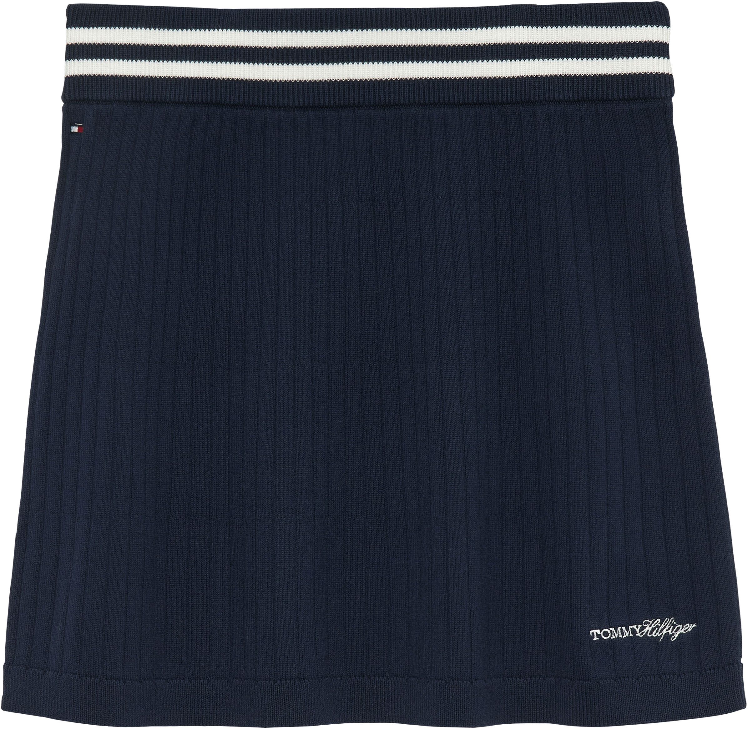 Tommy Hilfiger Sweatrock SWEATER RIB SKIRT Kinder bis 16 Jahre, regular fit