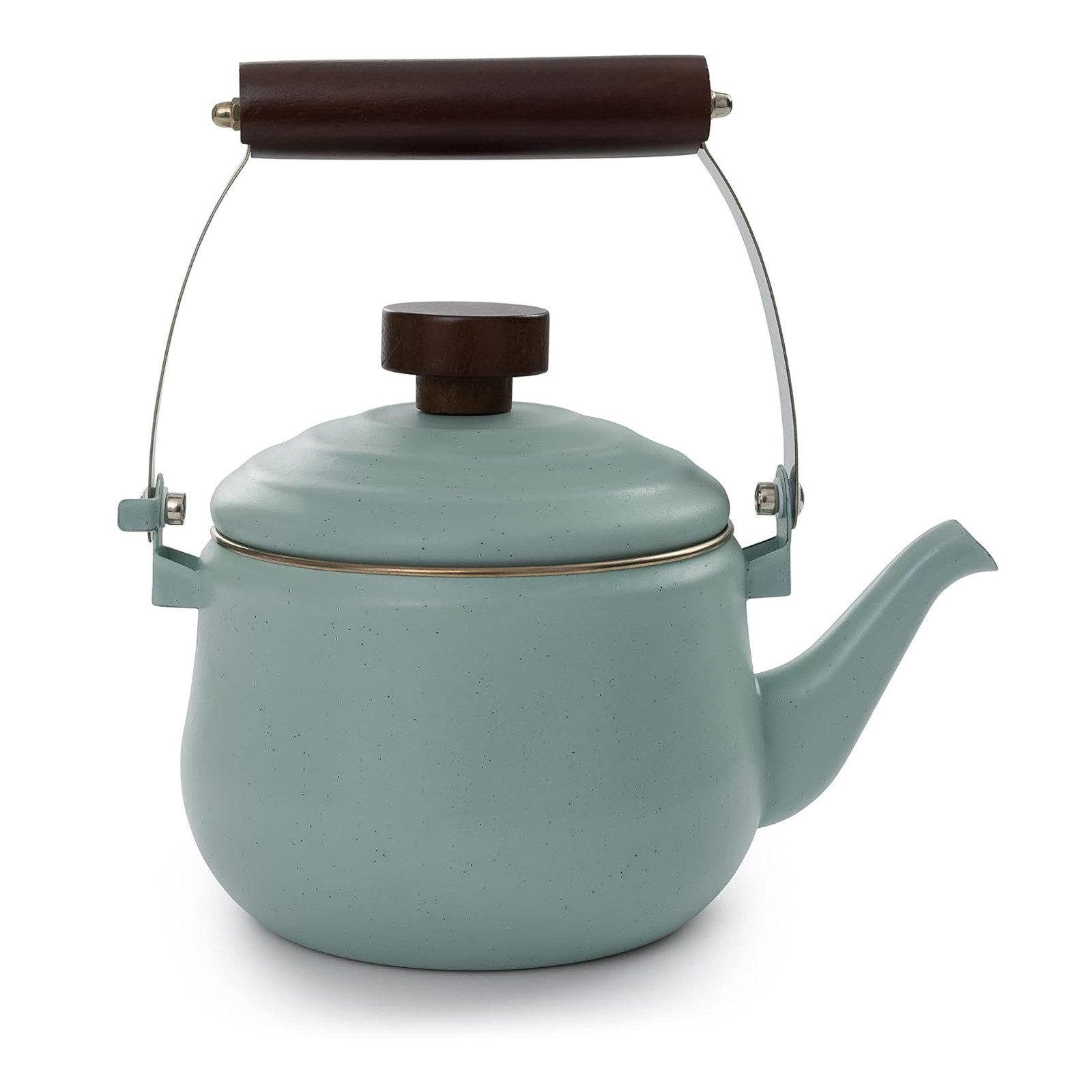 Barebones Teekanne Emaille Teekanne Camping Wasser Kessel, Teekessel Tee Pot Edelstahl 1 L
