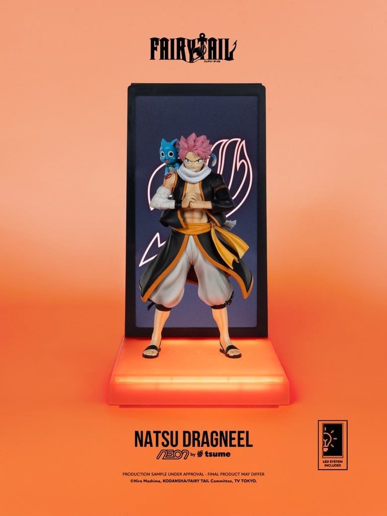 Tsume Art Merchandise-Figur Fairy Tail Neon Figur 1/9 Natsu Dragneel 25 cm
