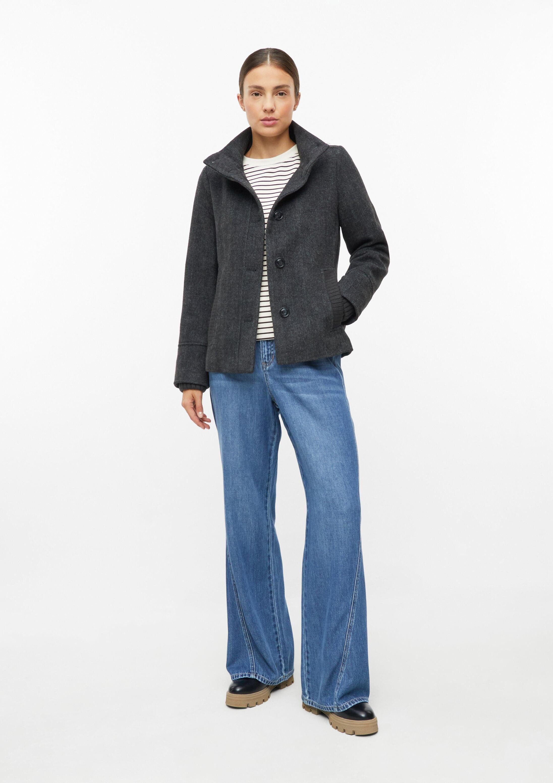 s.Oliver Funktionsjacke Outdoor-Jacke Wollmix-Jacke im Slim Fit – Bild 5 von 5