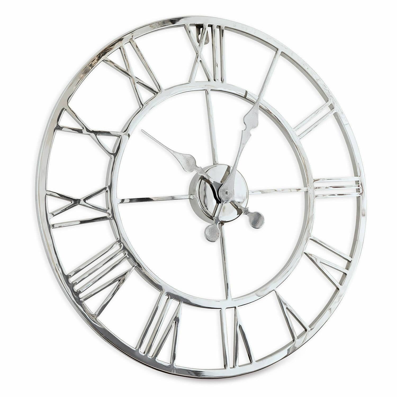 Mirabeau Wanduhr Uhr Houston silber günstig online kaufen