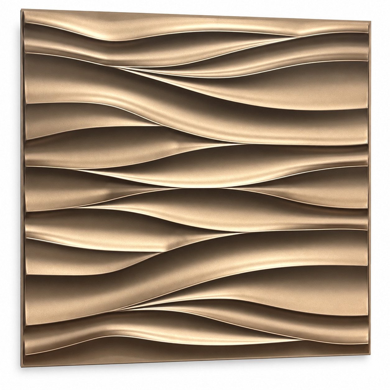 IKHEMalarka 3D Wandpaneel 3D Paneele PVC Kunststoffpaneele, BxL: 50,00x50,00 cm, 0,25 qm, (1 Stück, 3D Wandpaneele Deckenpaneele) hochwertige & harte PVC 3D Platten Wand & Decke