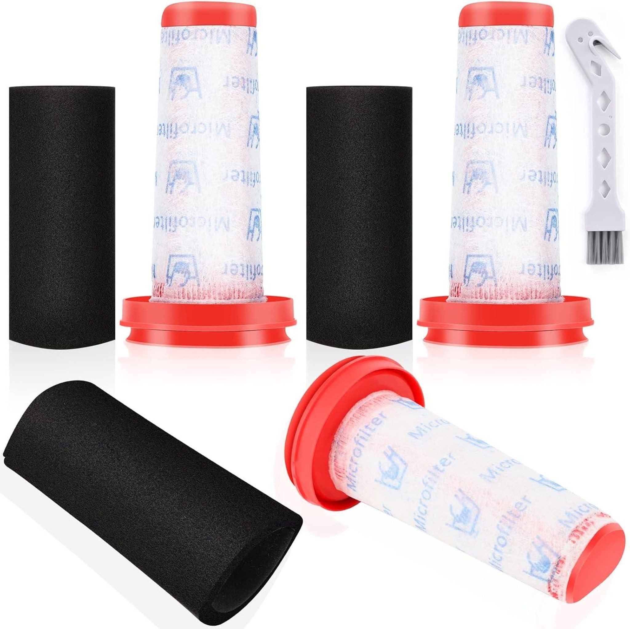 FELIXLEO Flachfaltenfilter 3 Stk. Filter für Bosch Flexxo Serie 4 Akku Staubsauger Ersatzfilter, (3-St)