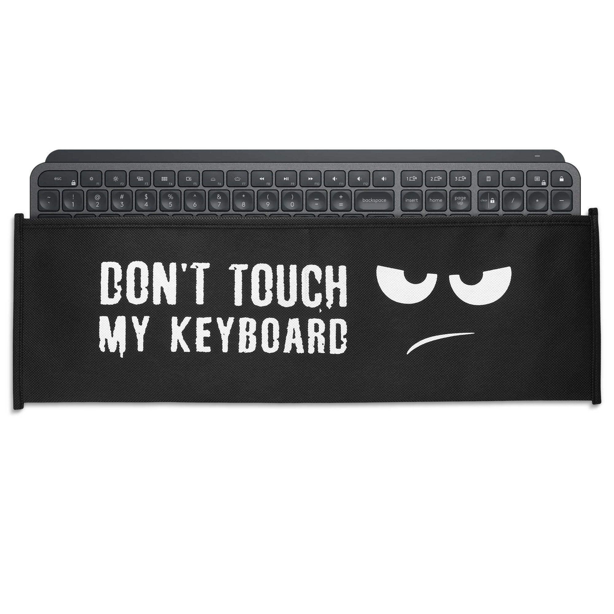 kwmobile Schutz-Set Hülle für Logitech MX Keys Wireless, PC Tastatur Schutzhülle - Keyboard Staub Cover Case