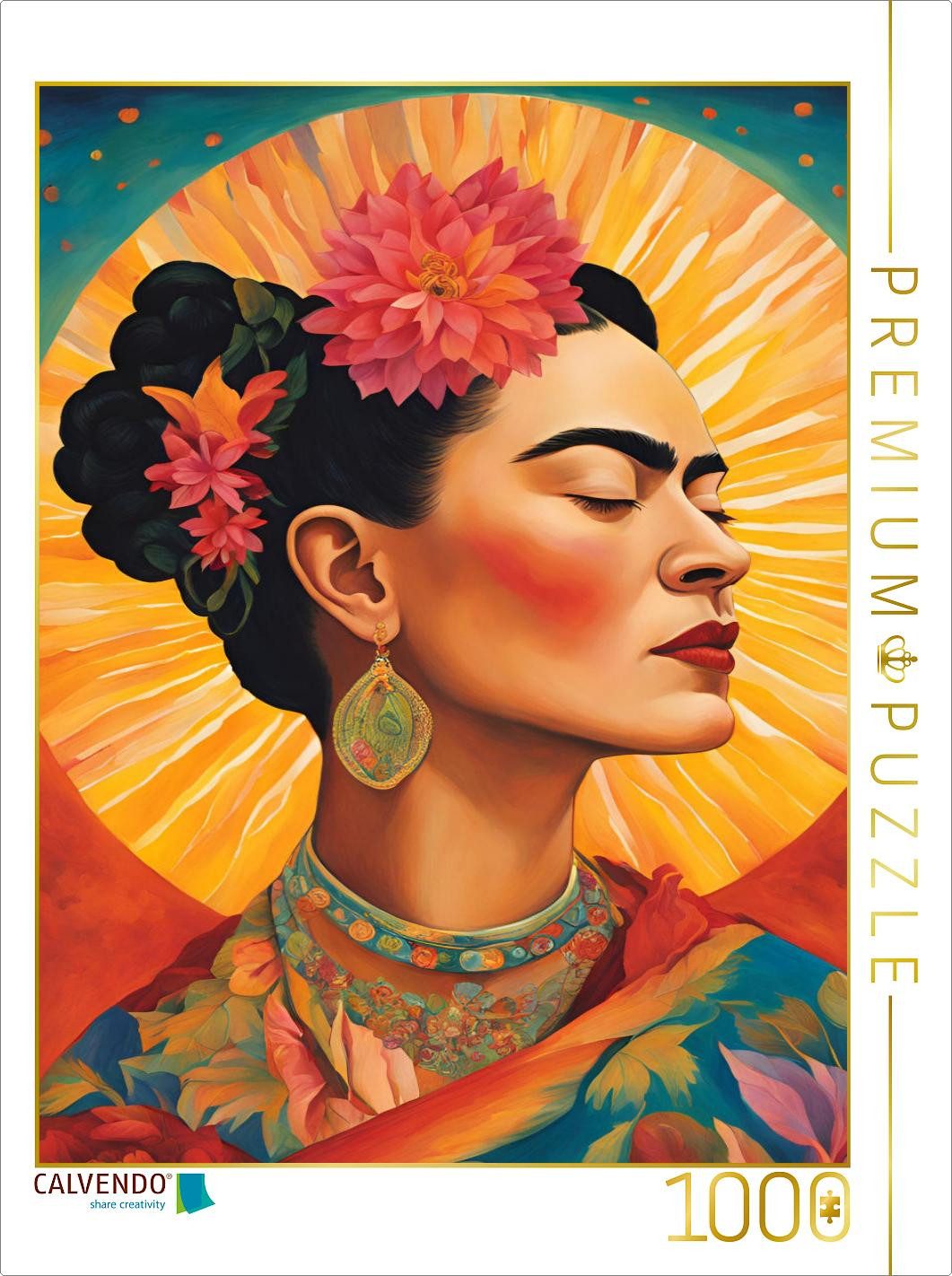 CALVENDO Puzzle CALVENDO Puzzle Die Kraft der Farben inspiriert von Frida K günstig online kaufen