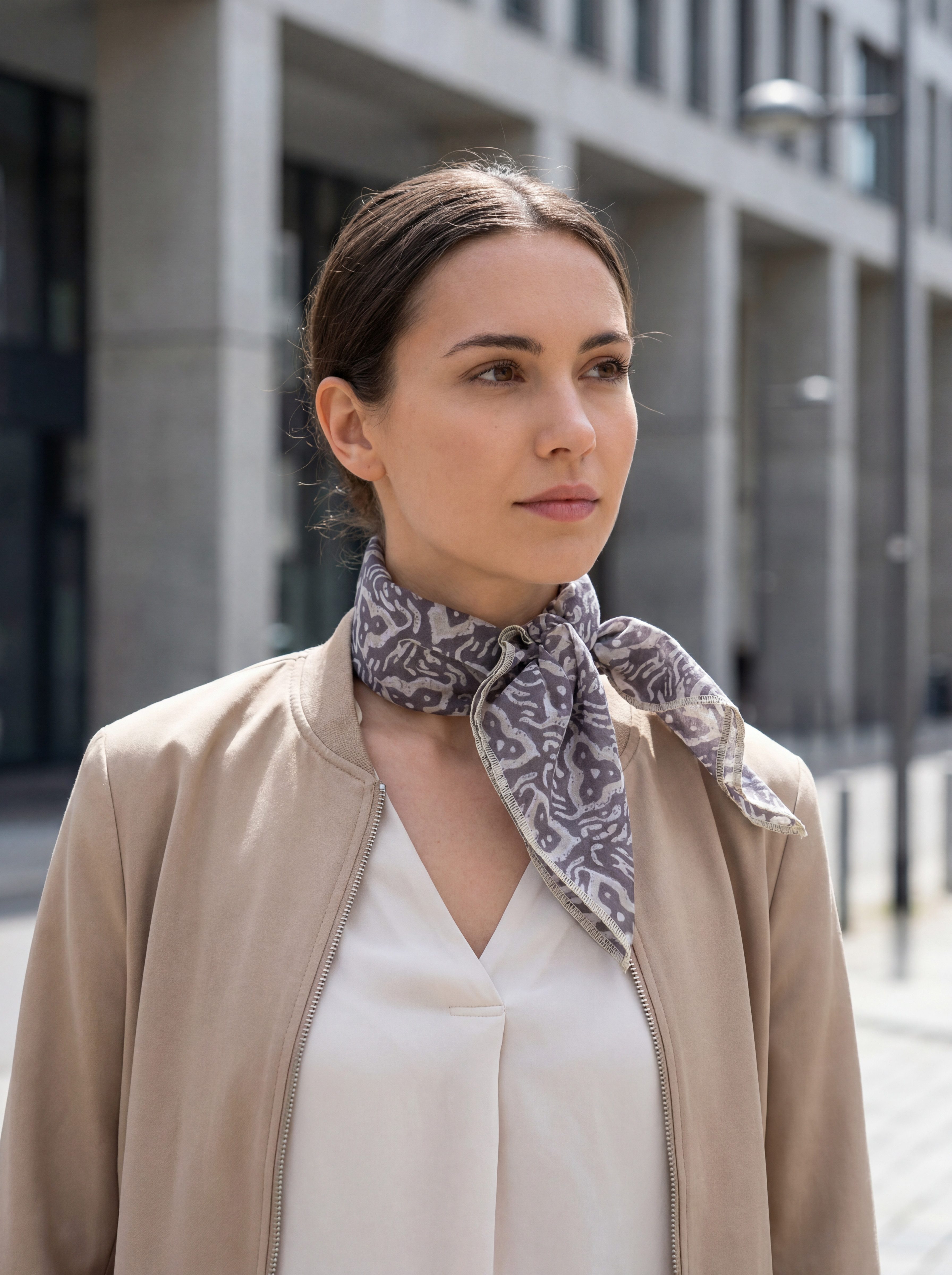 wundabaa Bandana Voile 65 x 65 Blumenmuster
