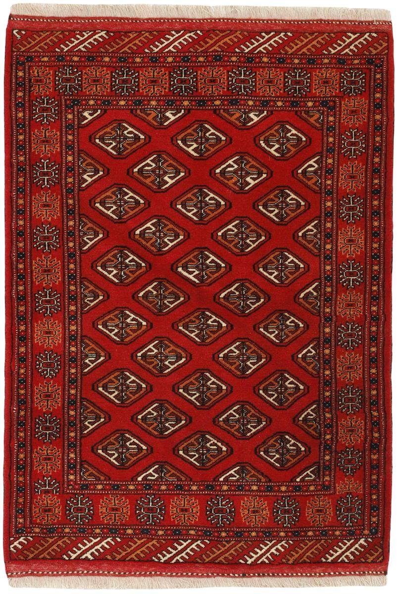 Orientteppich Turkaman 86x117 Handgeknüpfter Orientteppich / Perserteppich, Nain Trading, rechteckig, Höhe: 6 mm
