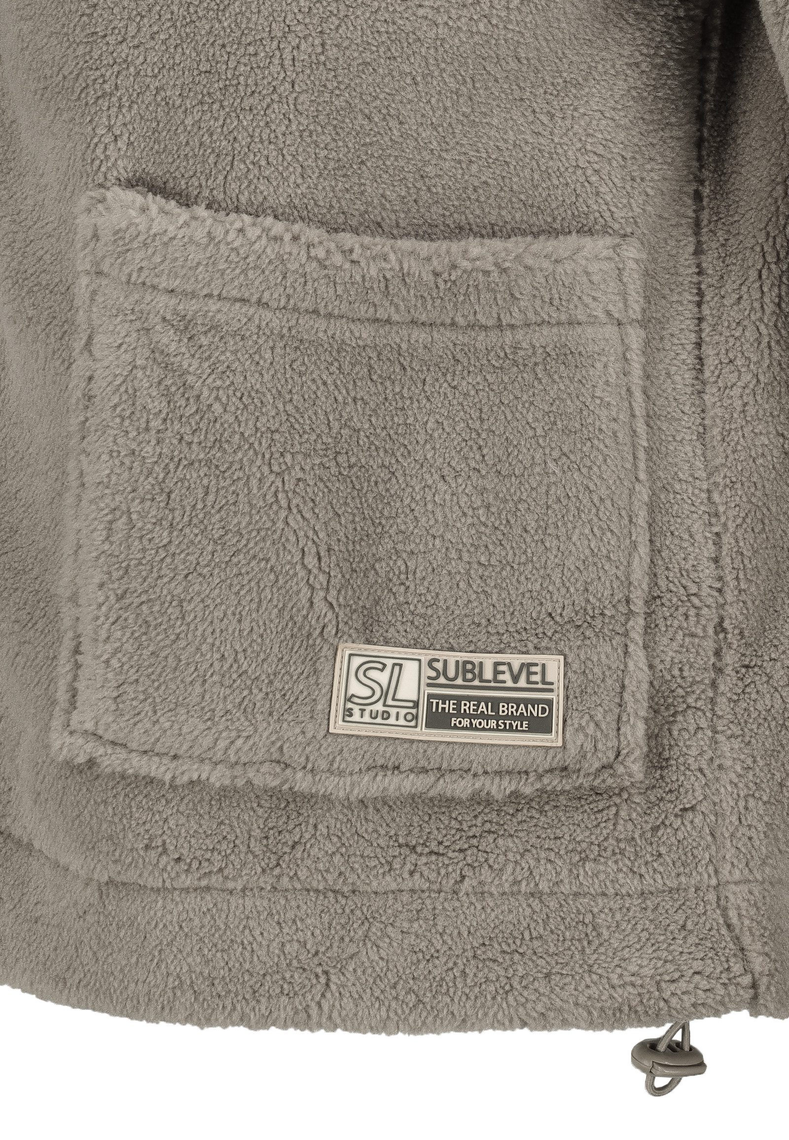 SUBLEVEL Blouson Warme Jacke mit Taschen und Reißverschluss D20004M02628_Jacket