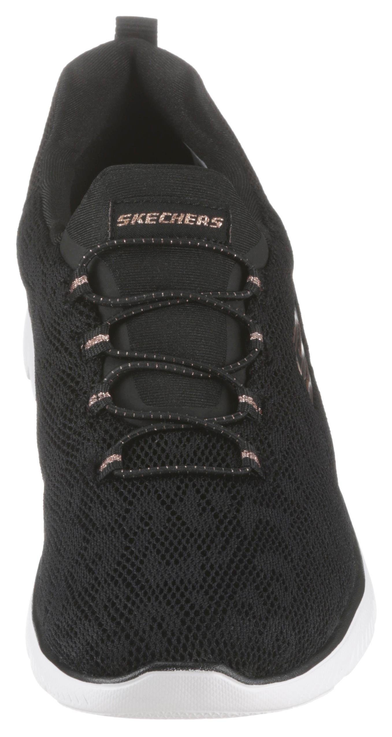 Skechers Summits Slip-On Sneaker Slipper, Freizeitschuh, Komfortschuh mit Memory Foam – Bild 4 von 5