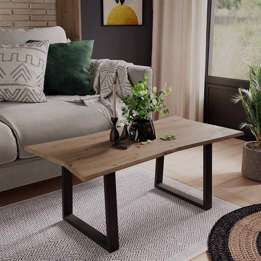Vicco Couchtisch Yan, Artisan, 100 x 50 cm (1-St)