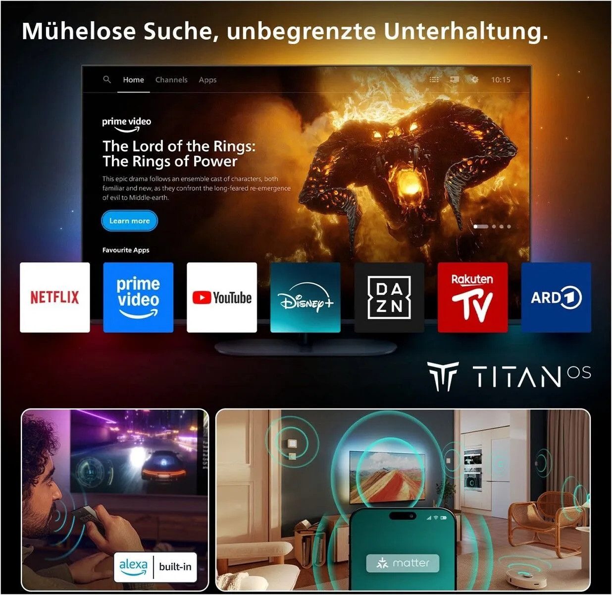 Philips 43PUS9060/12 LCD-LED Fernseher