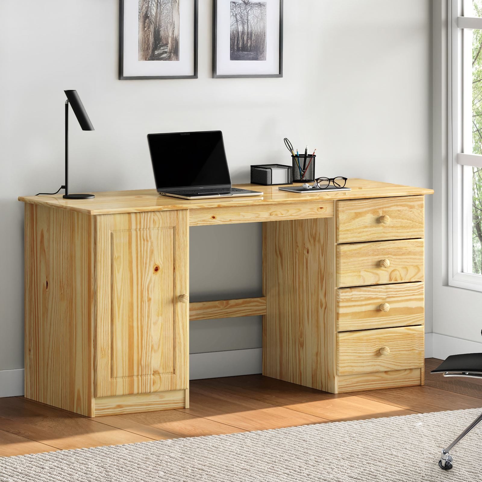 IDIMEX Schreibtisch MANAGER, Bürotisch mit Stauraum, 4 Schubladen und Fach günstig online kaufen