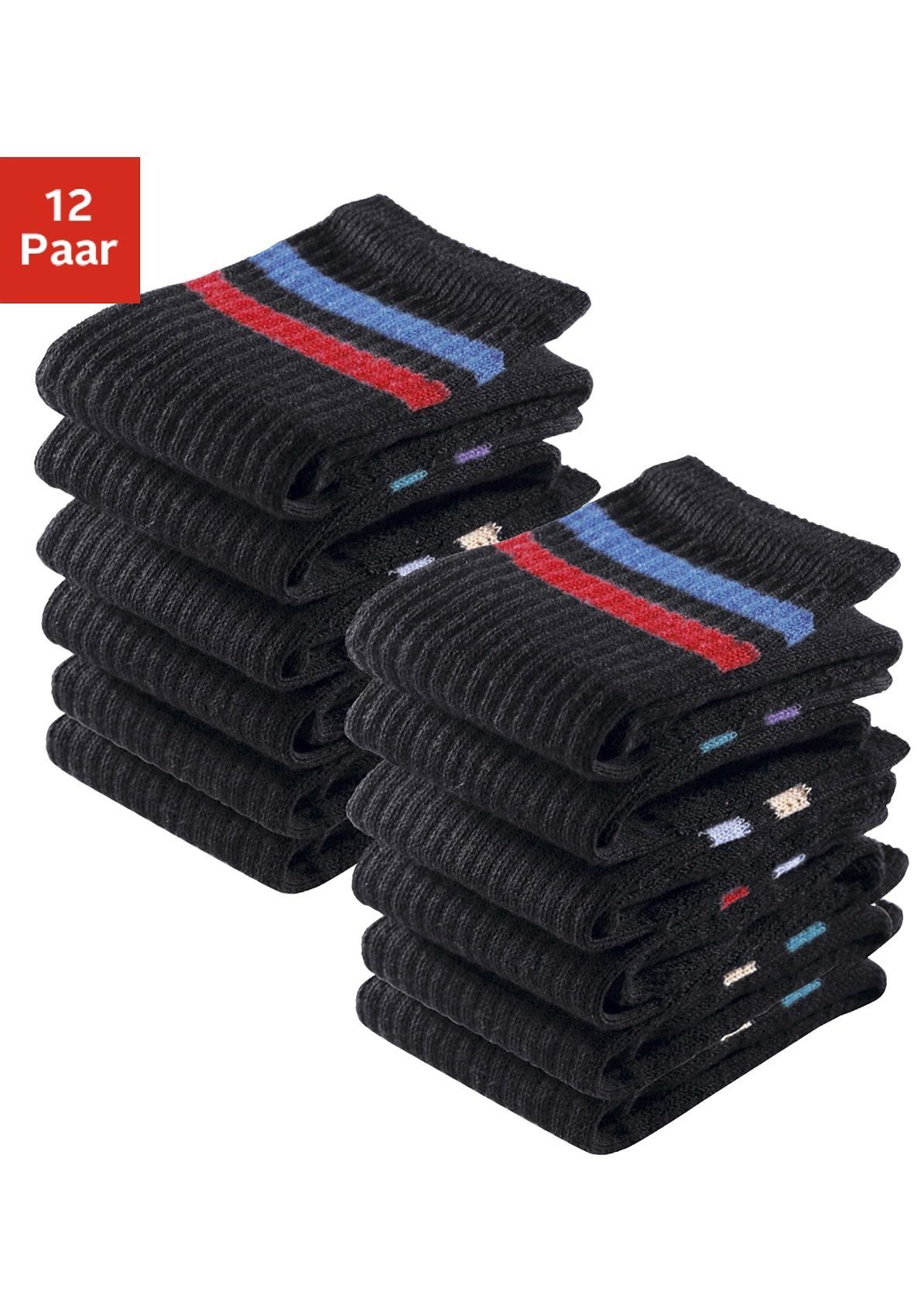 Go in Tennissocken (Packung, 12-Paar) mit Frottee