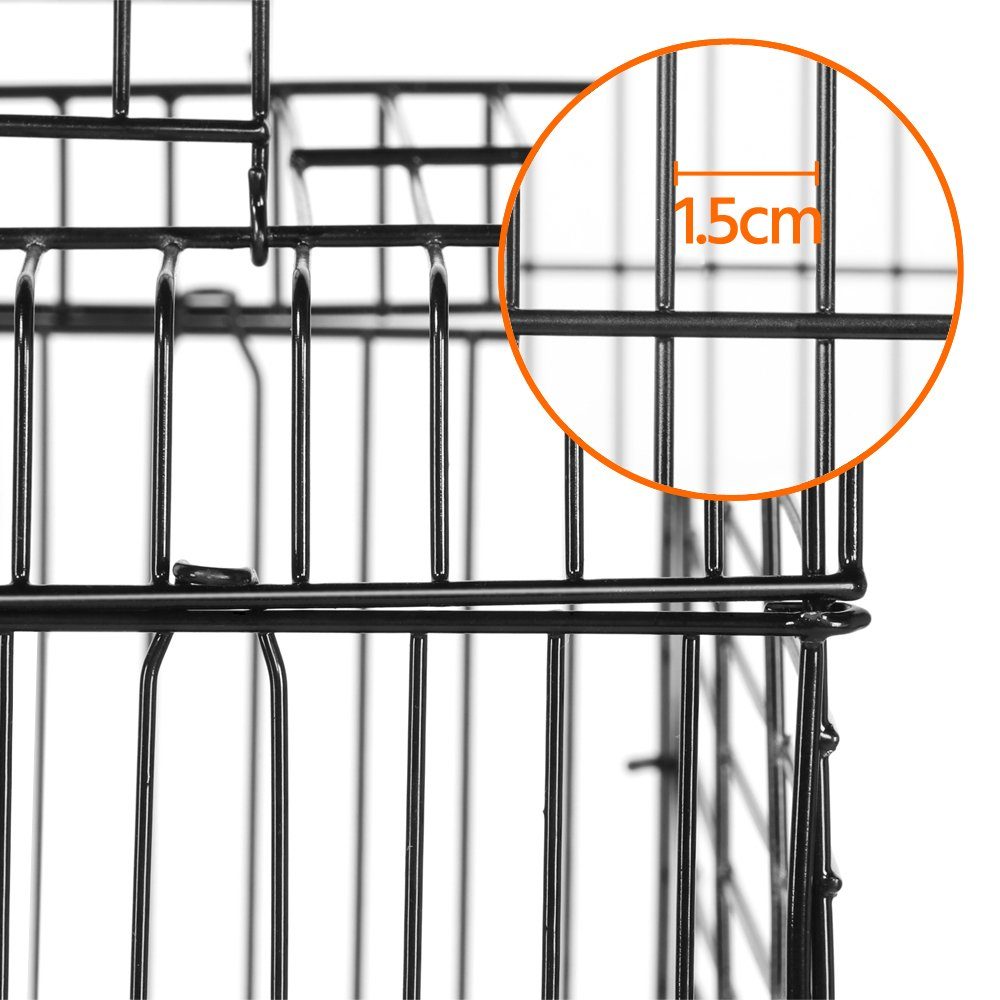 Yaheetech Vogelkäfig, Transportkäfig mit Vogelspielzeuge Wellensittichkäfig