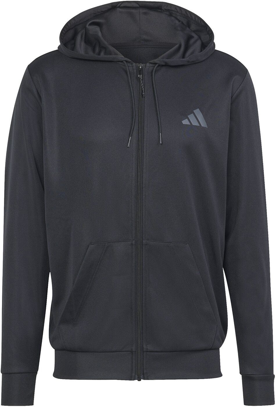 adidas Sportswear Kapuzensweatshirt TR ESS SEA FZ H BLACK