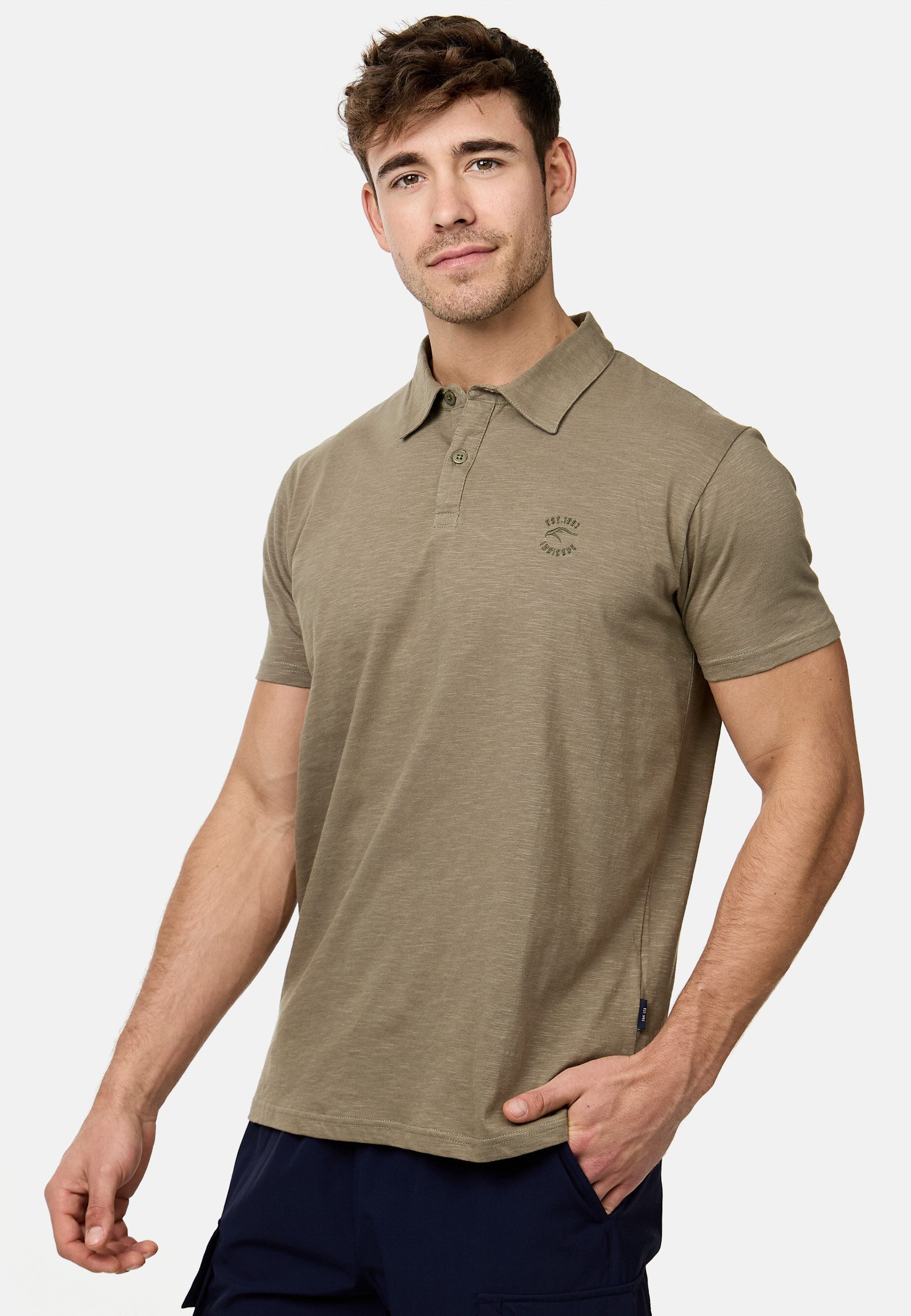 Indicode Poloshirt Herren INEddard Polo Shirt Herrenshirt Poloshirt aus 100% Baumwolle