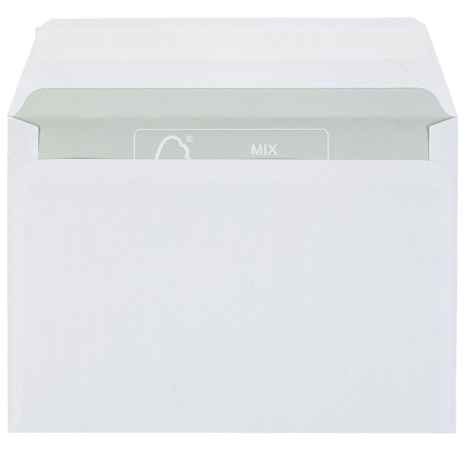 Idena Briefumschlag Idena 10216 - Briefumschläge DIN C6, 75 g/m², haftklebend, ohne Fenste