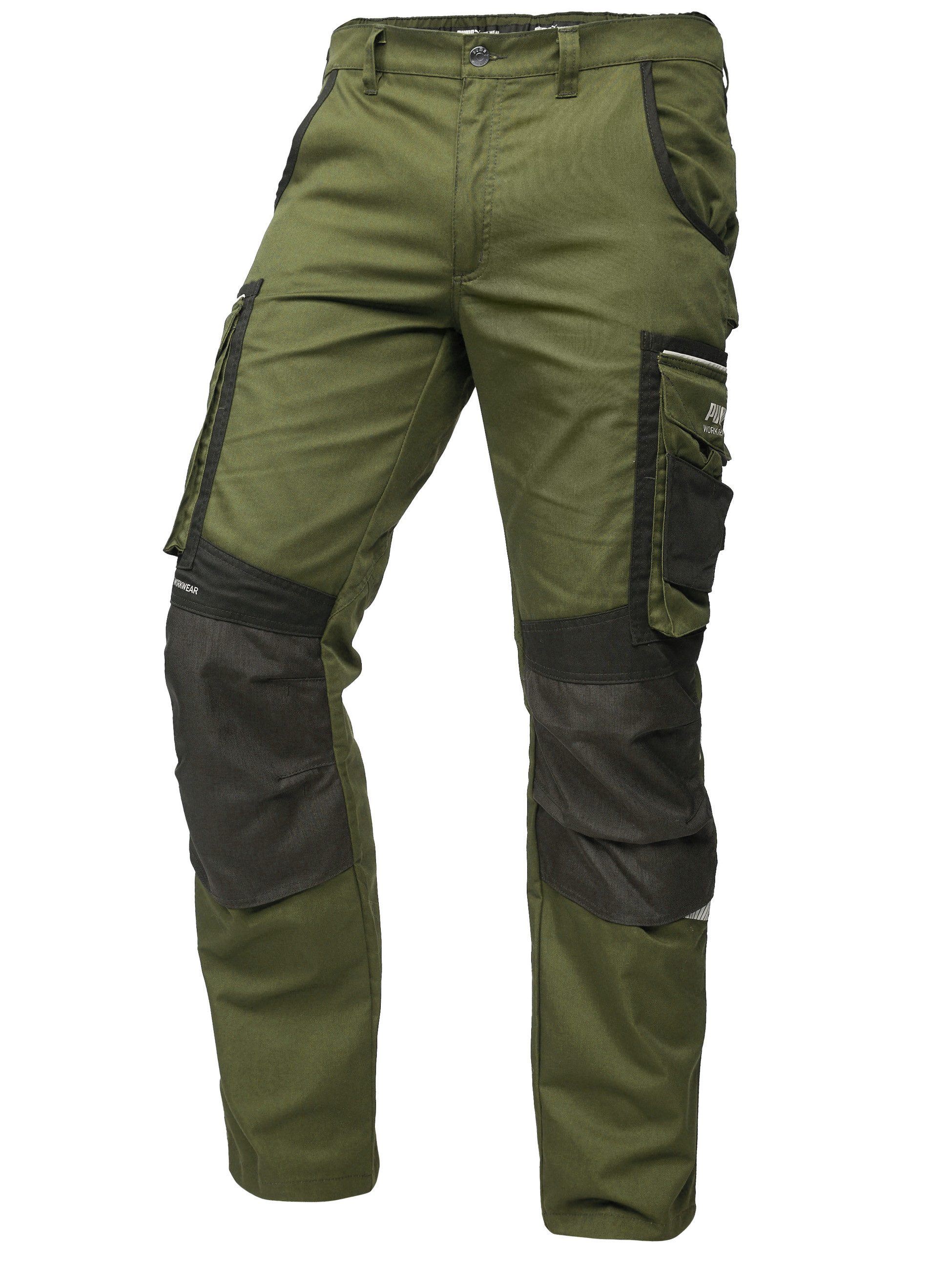 PUMA Workwear Arbeitsbundhose PRECISION X Arbeitshose für Herren - Verstärkte Kniepartien mit vielen Taschen - für Handwerk, Produktion und Baugewerbe
