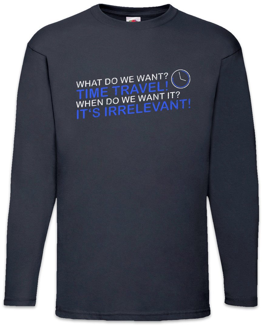 Langarmshirt Time Travel Langarm T-ShirtPhysik Physiker Lehrer Teacher Professor