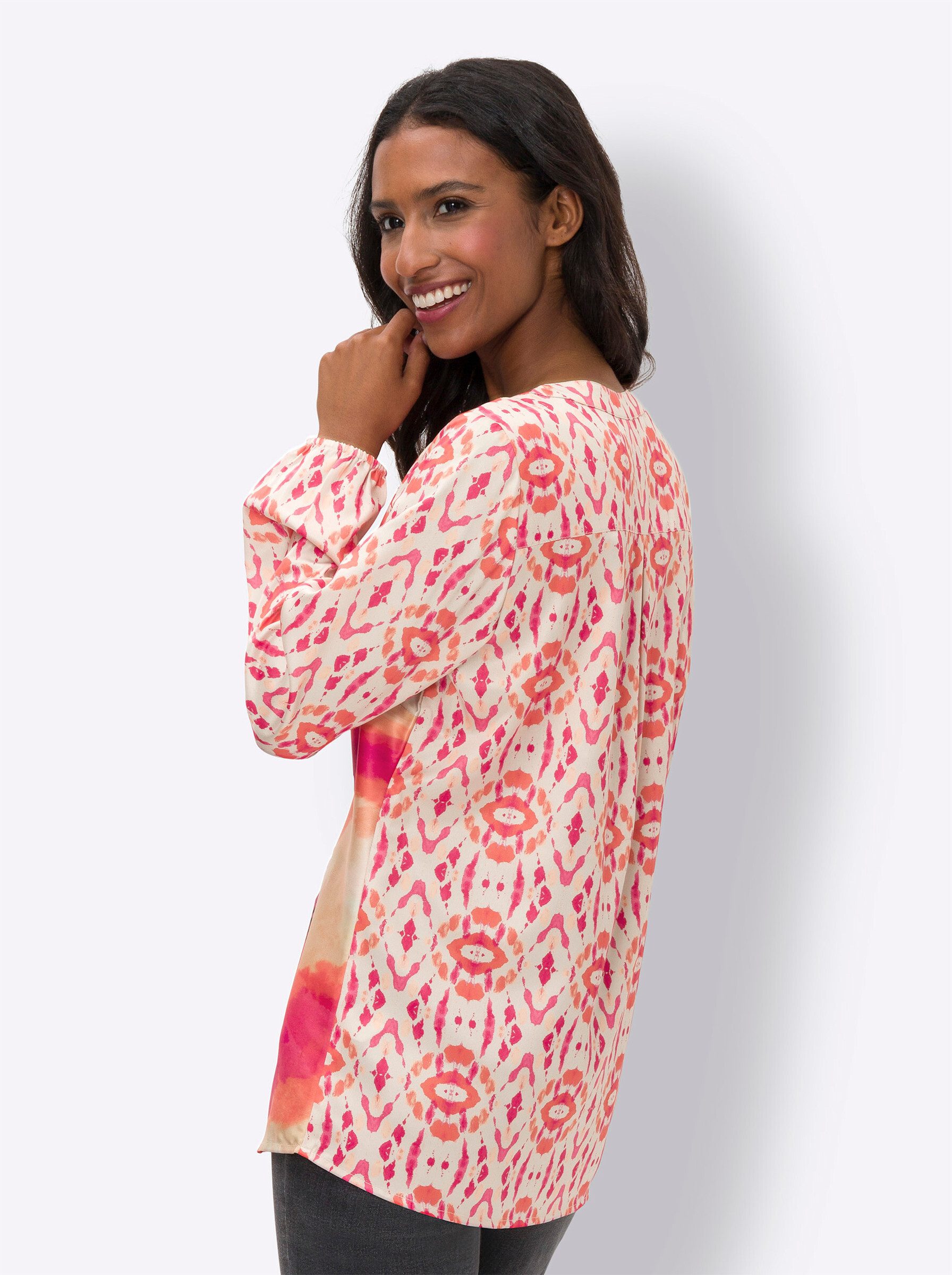 heine Klassische Bluse Druckbluse . günstig online kaufen