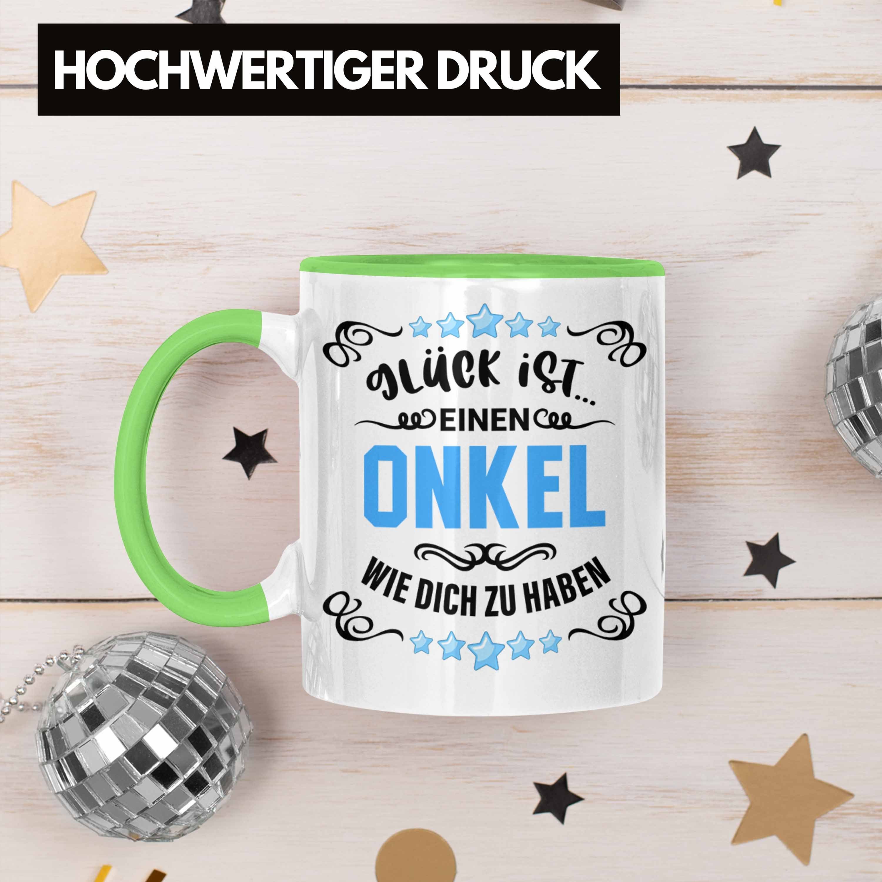 Trendation Grün für von Neffe Geschenke Nichte Onkel Geschenk Tasse - Bester Geschenkidee Onkel Spruch Lustige Nichten Tasse Trendation