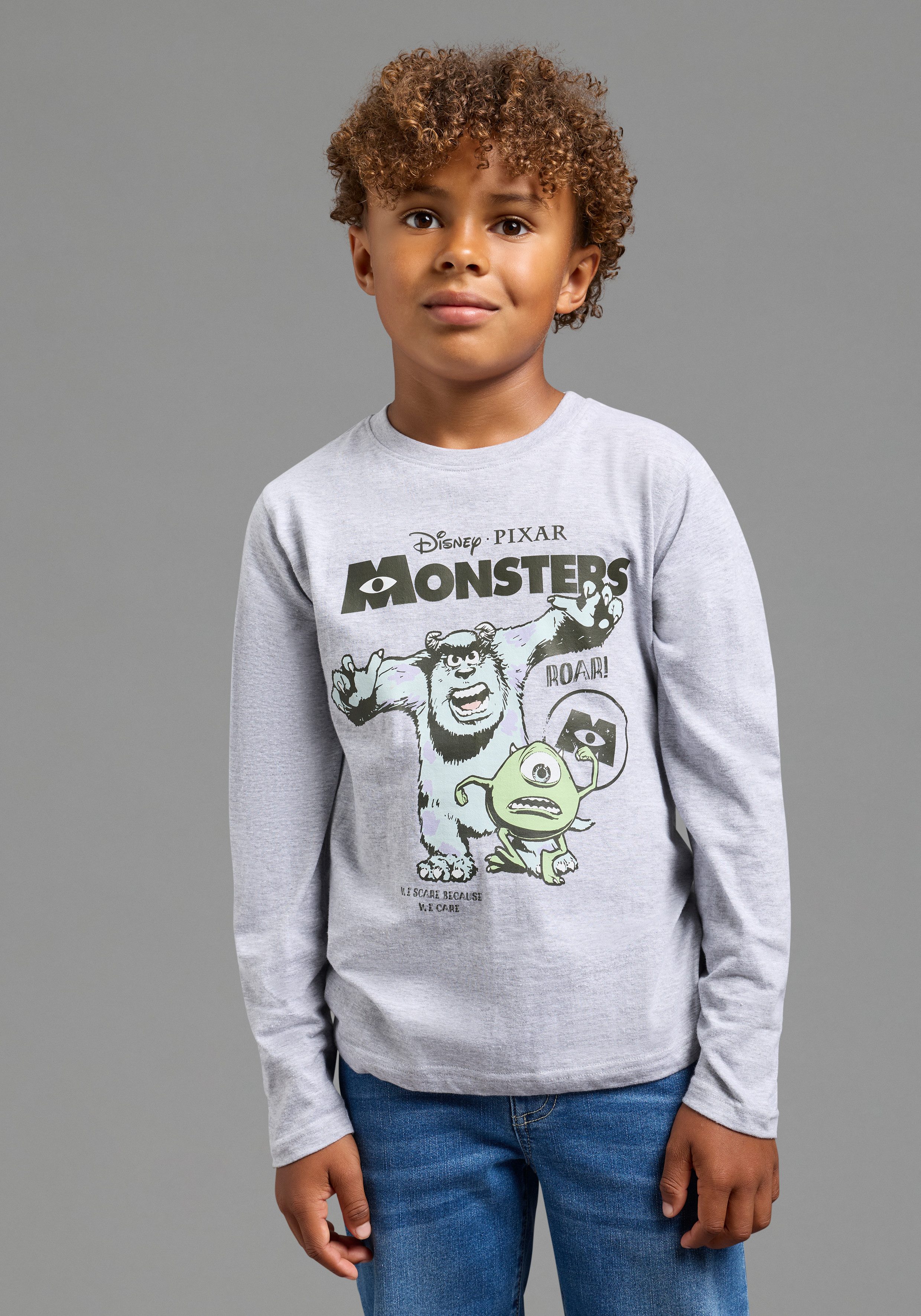 KIDSWORLD Langarmshirt MONSTERS Shirt, Disney Disney-Shirt, Basic-Passform, Langarm, mit modischem Druck