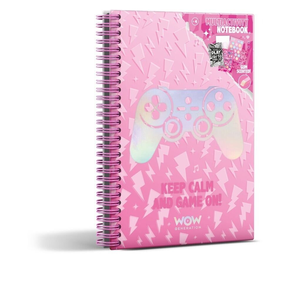 Kids Euroswan Notizbuch Wow Generation Gamer Valentina A5-Notebook