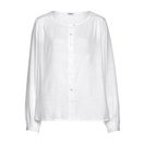 Buffalo Schlupfbluse mit Knopfleiste, Basic, Langarmbluse