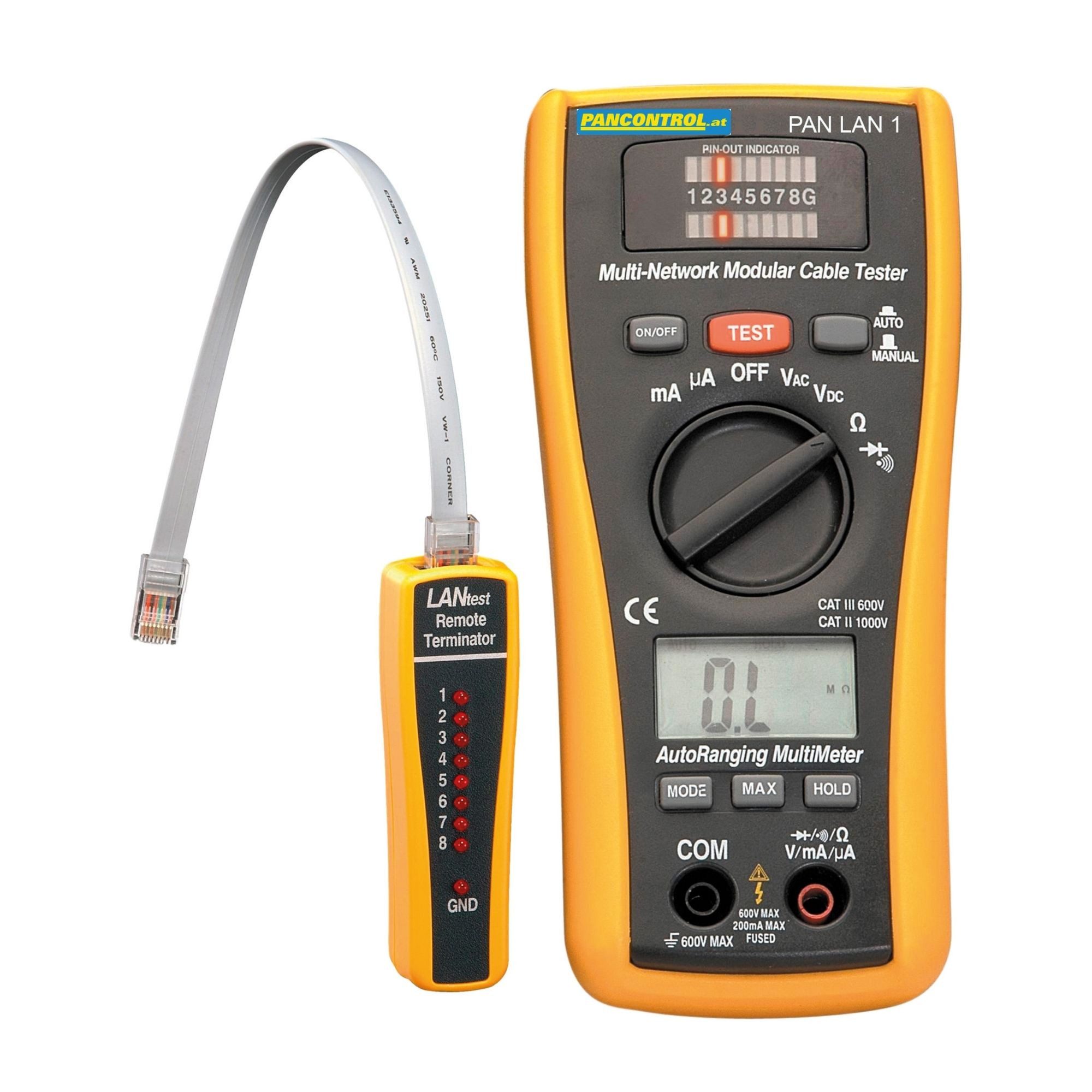 Multimeter LAN-Tester und Digital-Multimeter