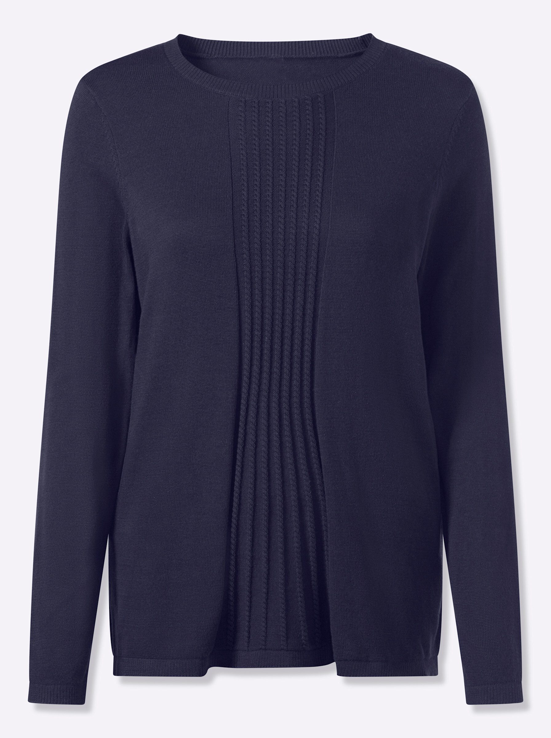 Sieh an! Strickpullover Baumwollpullover .