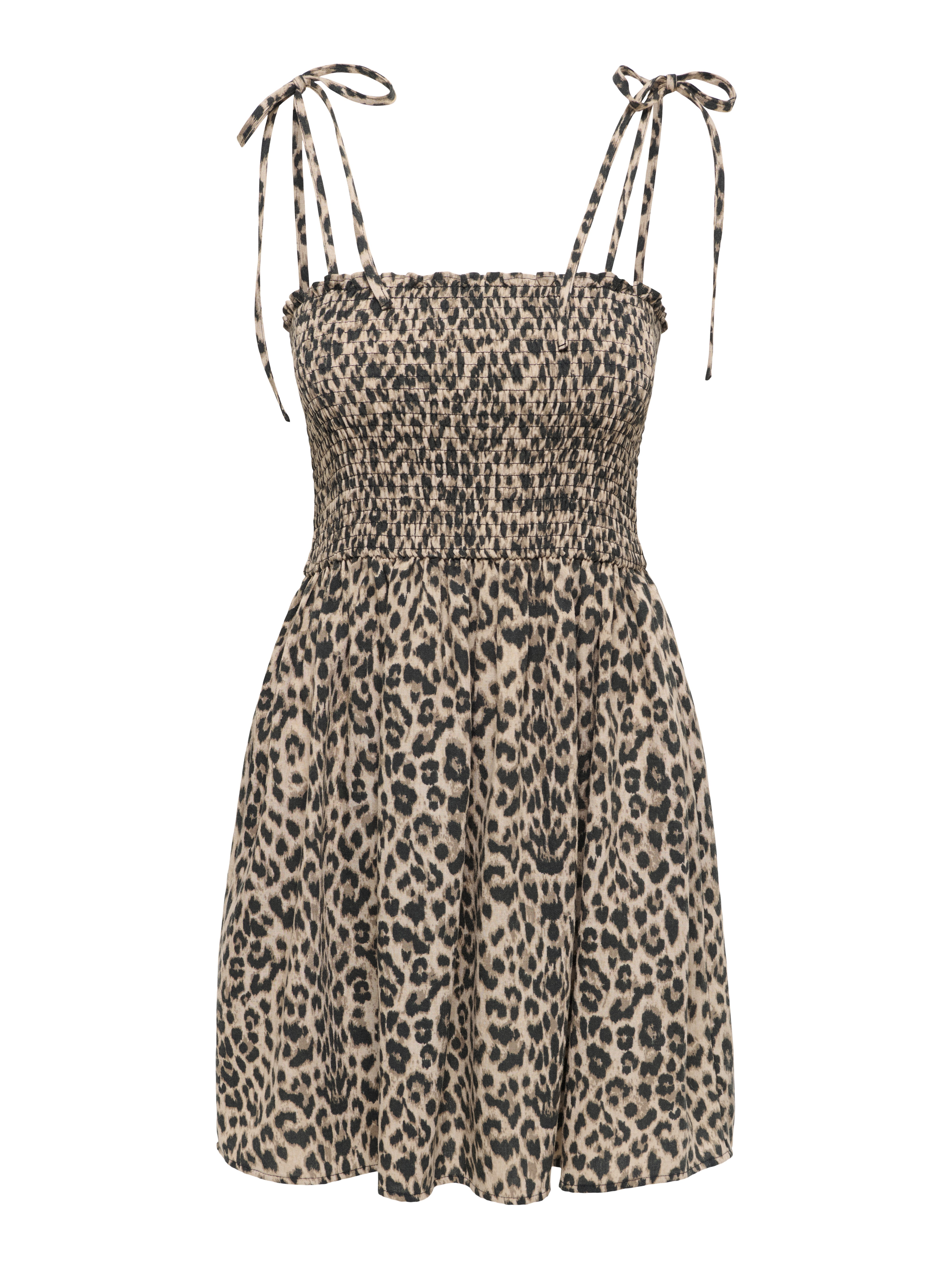 ONLY Sommerkleid ONLEMMIA SMOCK DRESS PNT Materialmix, stretch